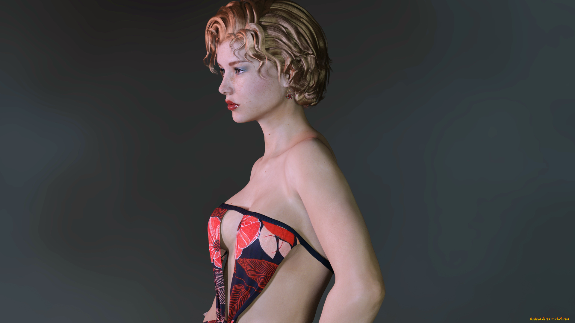 3д, графика, люди, , people, фон, взгляд, девушка