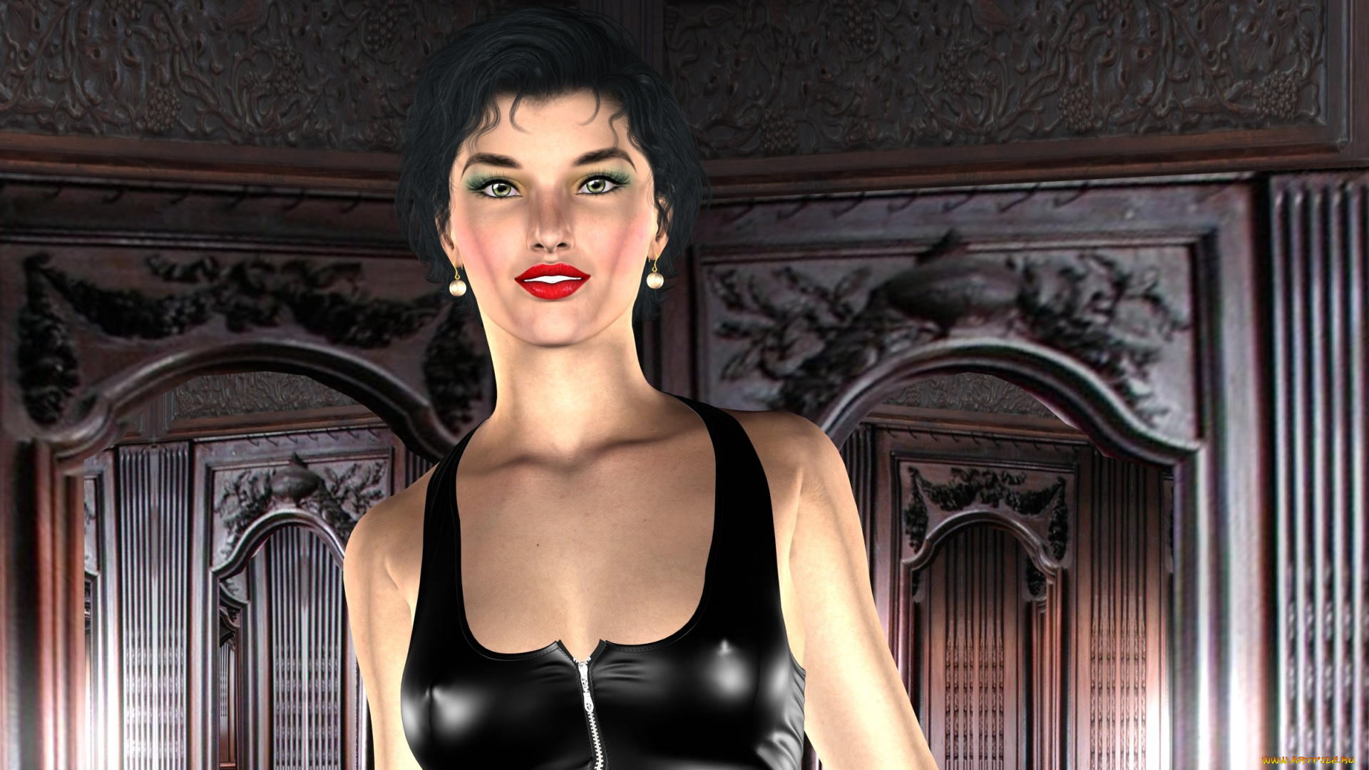 3д, графика, люди, , people, взгляд, девушка, фон