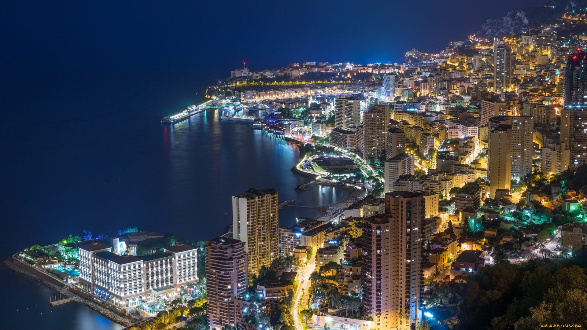 города, -, панорамы, побережье