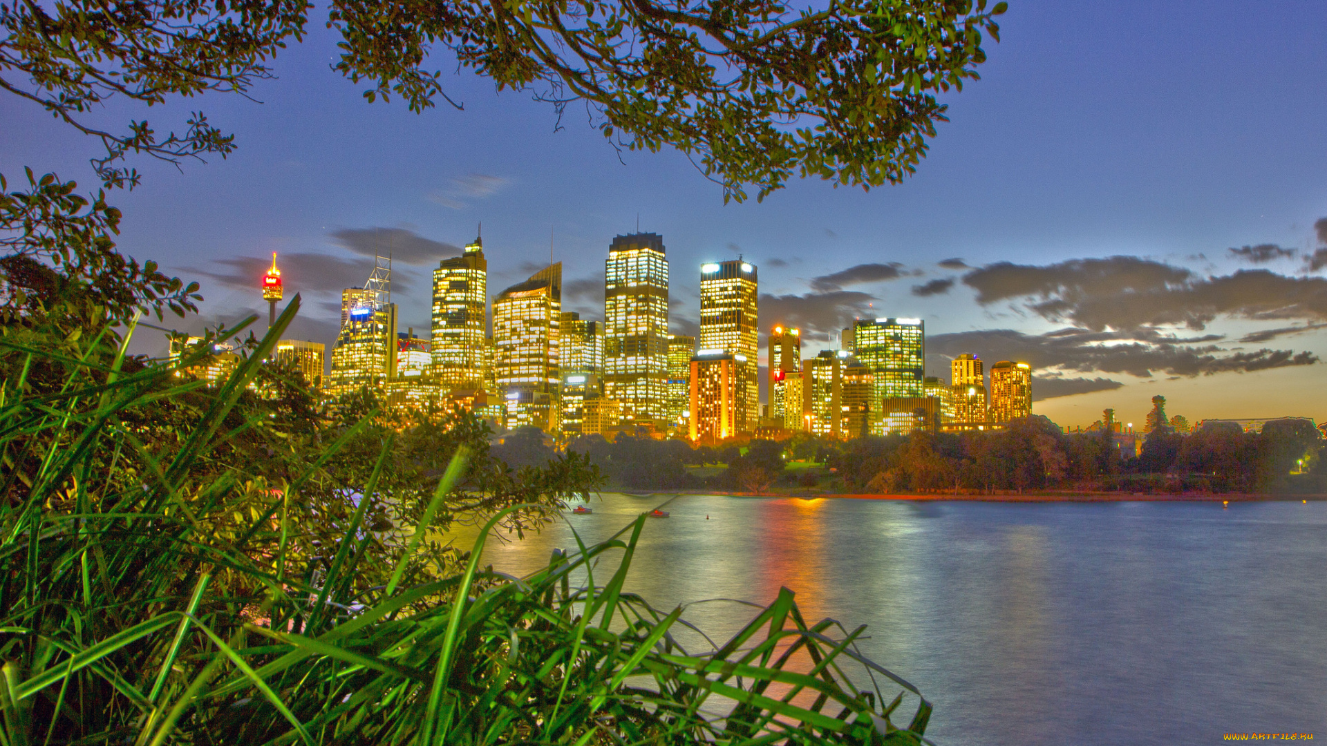 города, -, панорамы, побережье