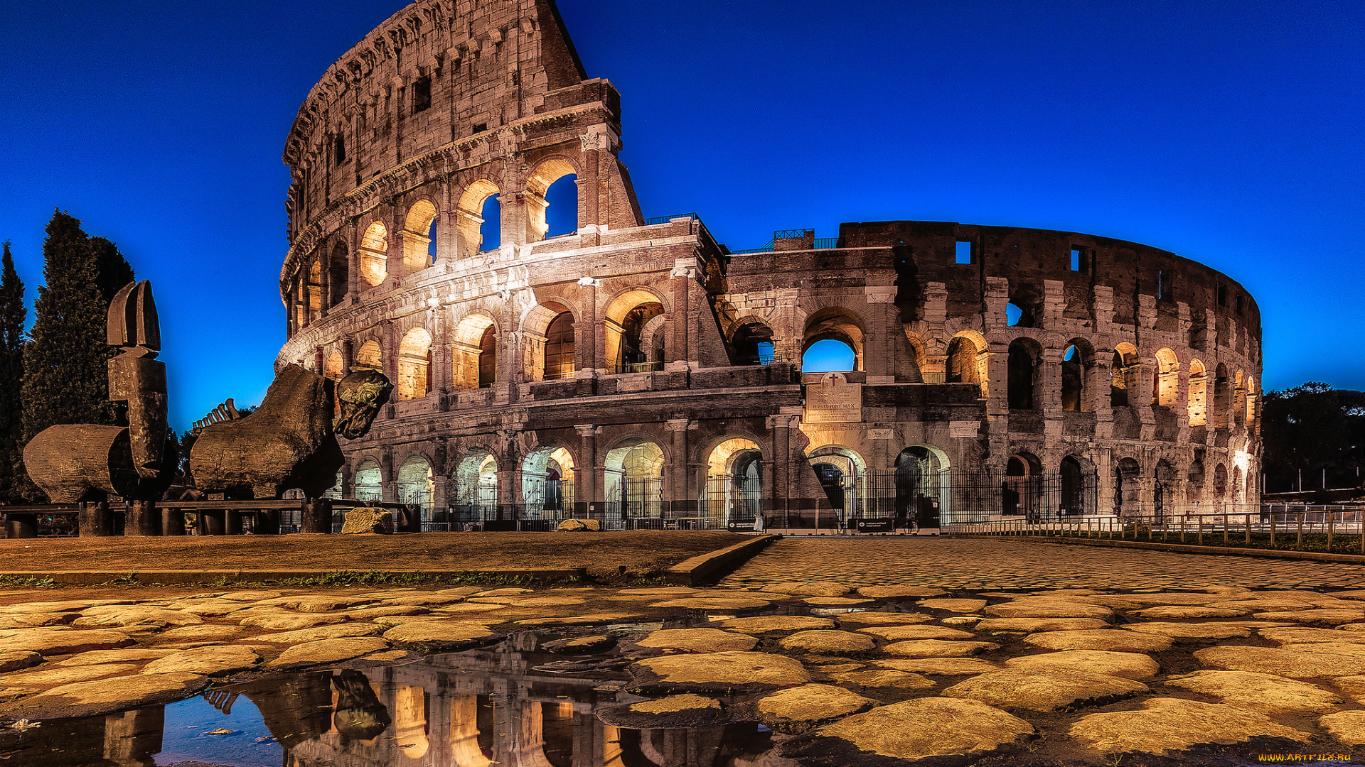 города, рим, , ватикан, , италия, колизей