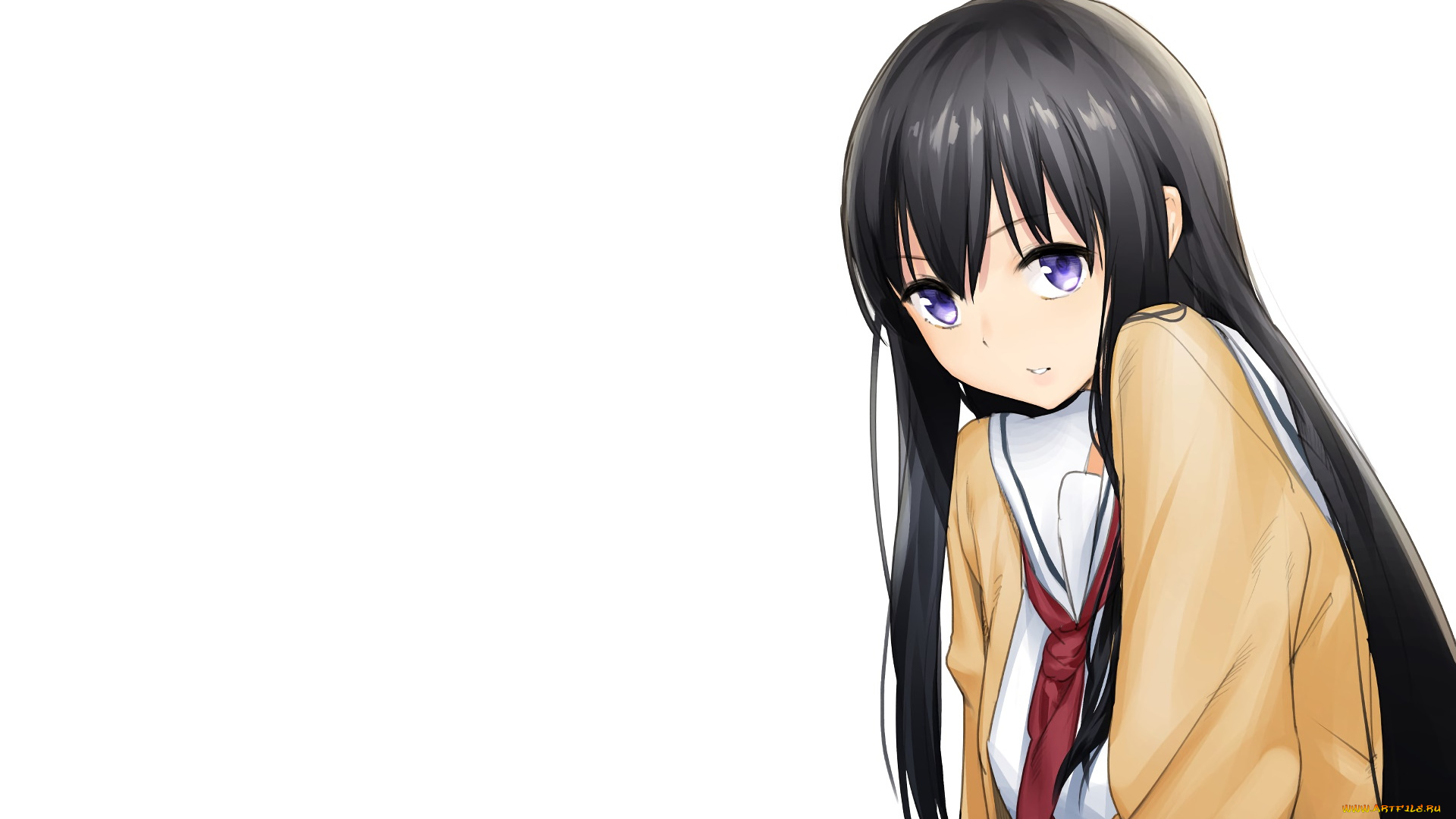 koe, no, katachi, аниме, девушка, взгляд, фон