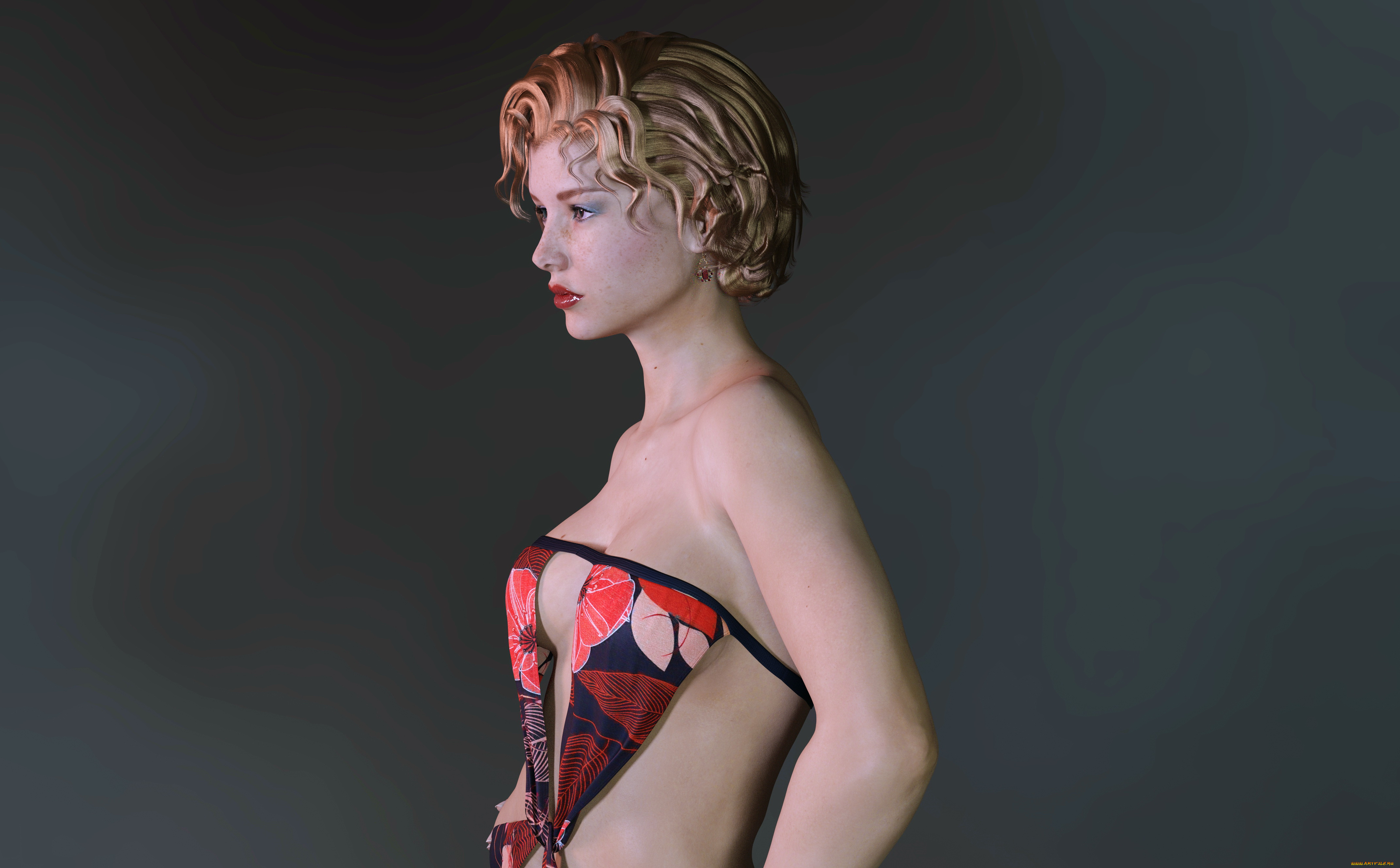 3д, графика, люди, , people, фон, взгляд, девушка