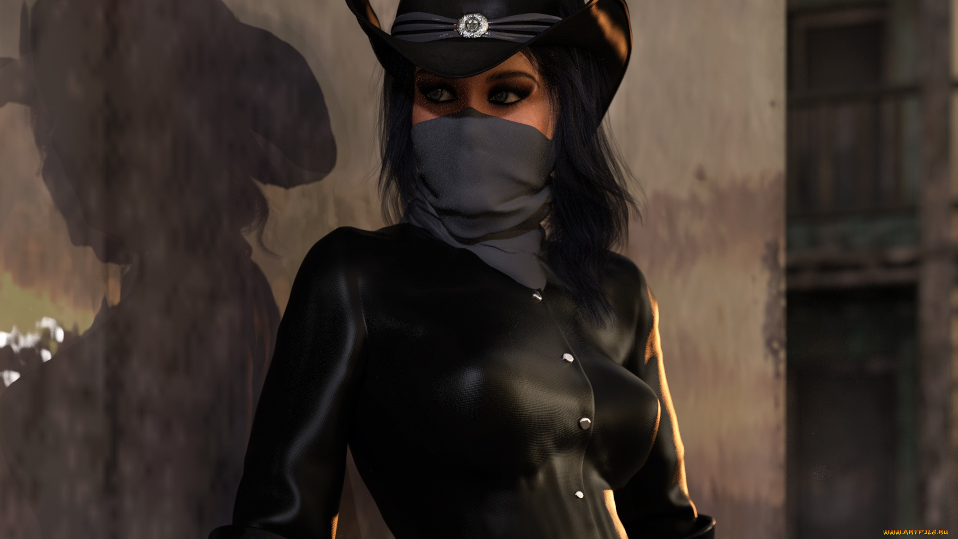 3д, графика, фантазия, , fantasy, фон, взгляд, девушка