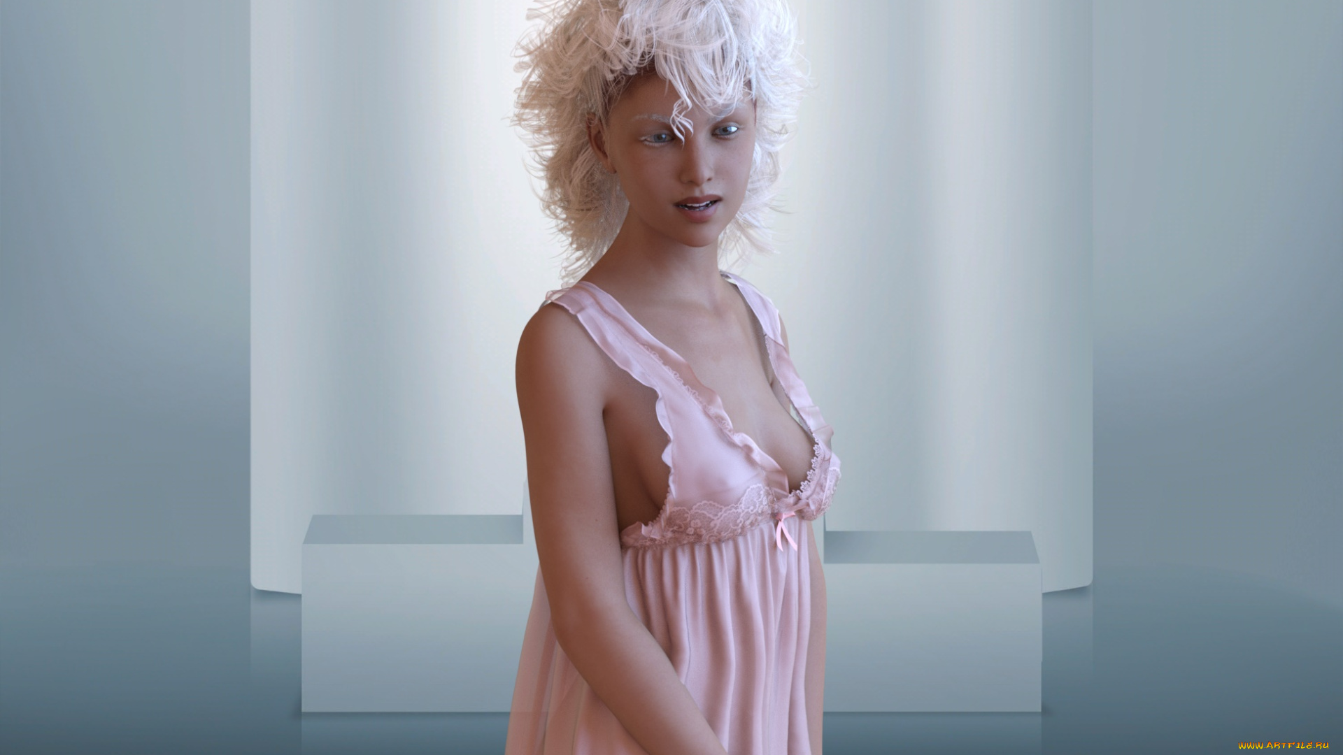 3д, графика, люди, , people, фон, взгляд, девушка