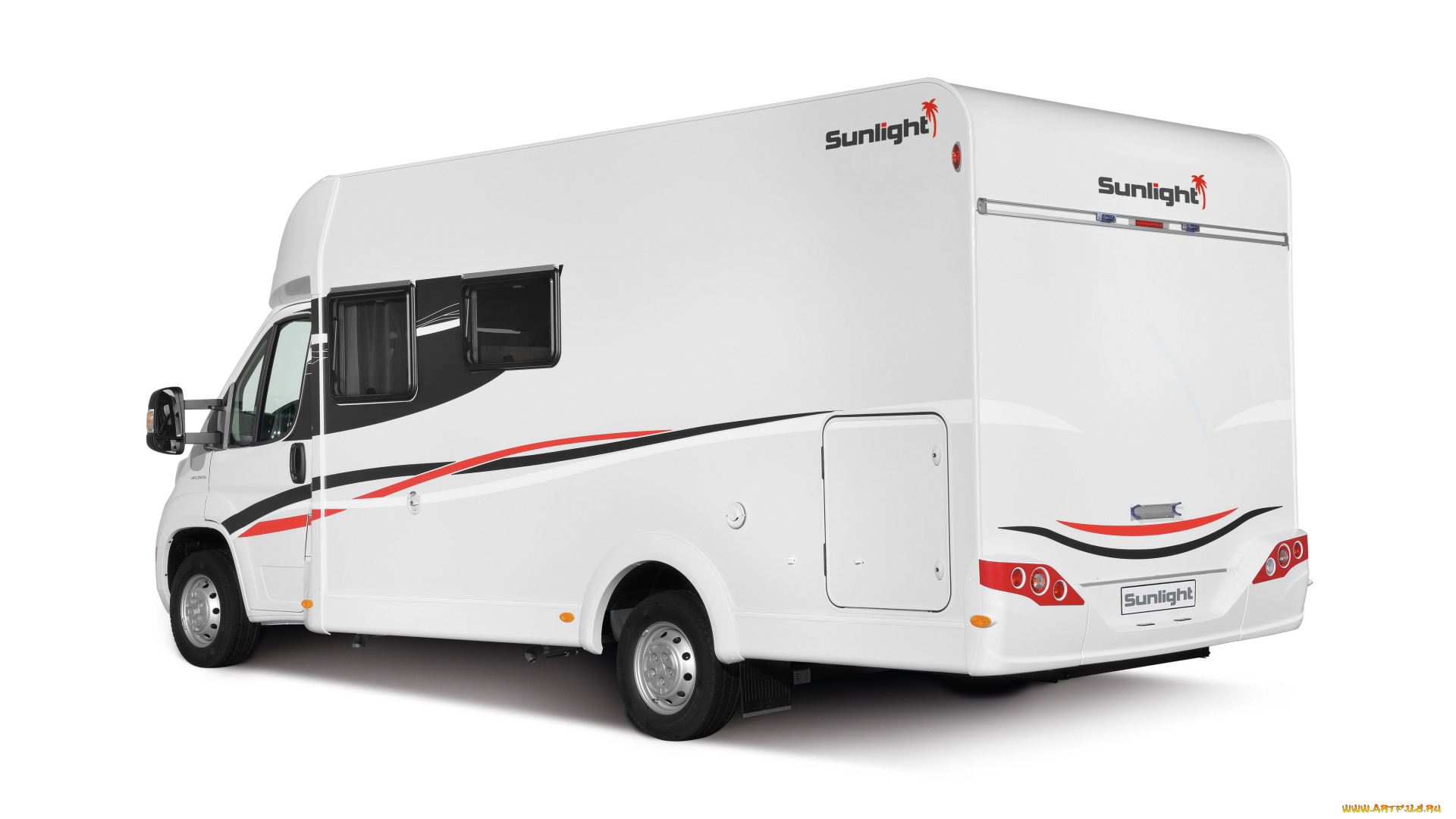 автомобили, дом, на, колёсах, sunlight