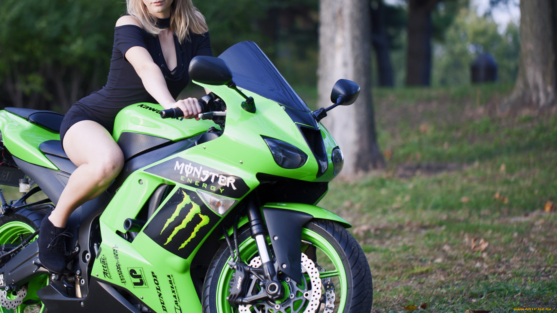 мотоциклы, мото, с, девушкой, девушки