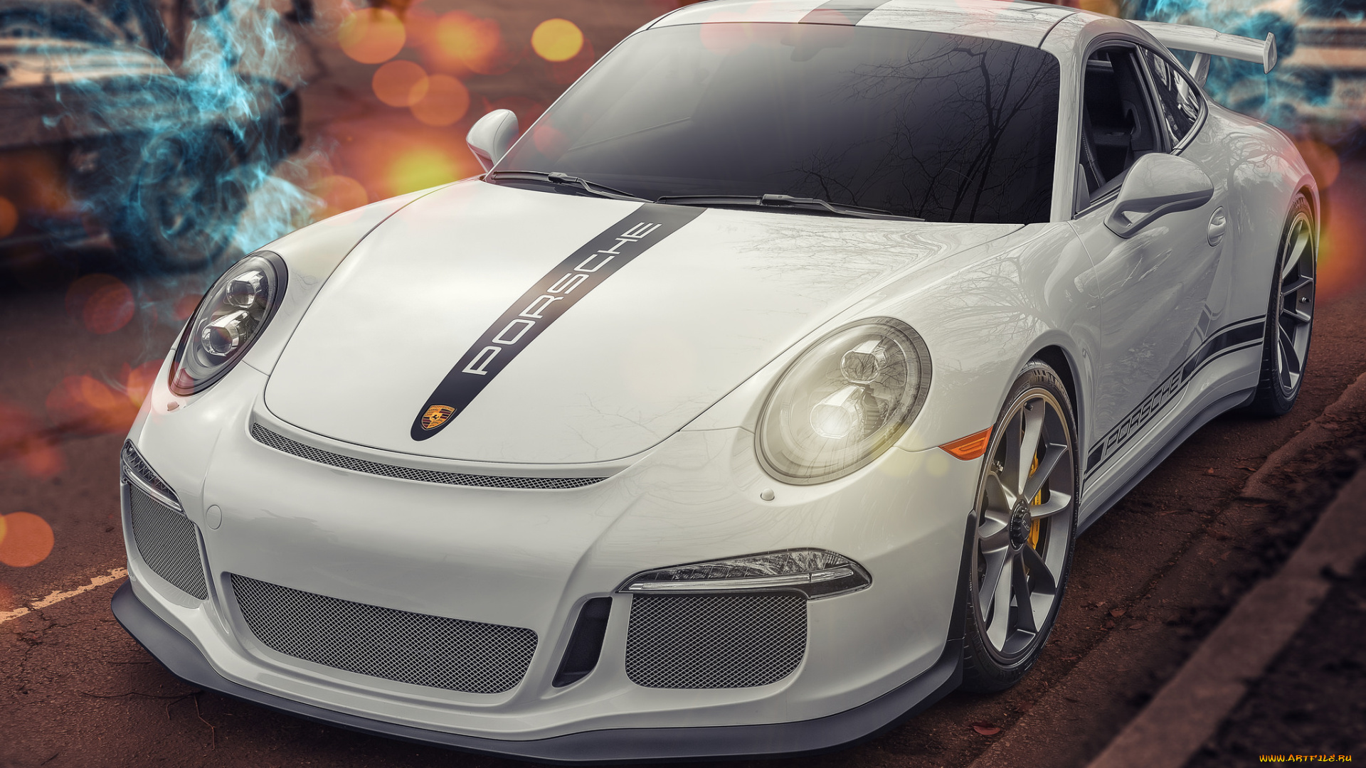 porsche, 911, gt3, автомобили, porsche, спорткар