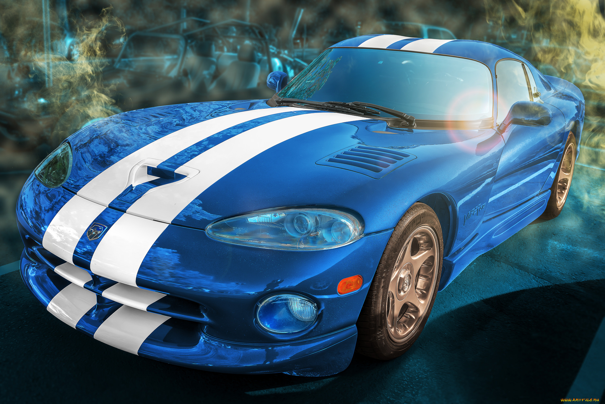 dodge, viper, gts, автомобили, dodge, спорткар