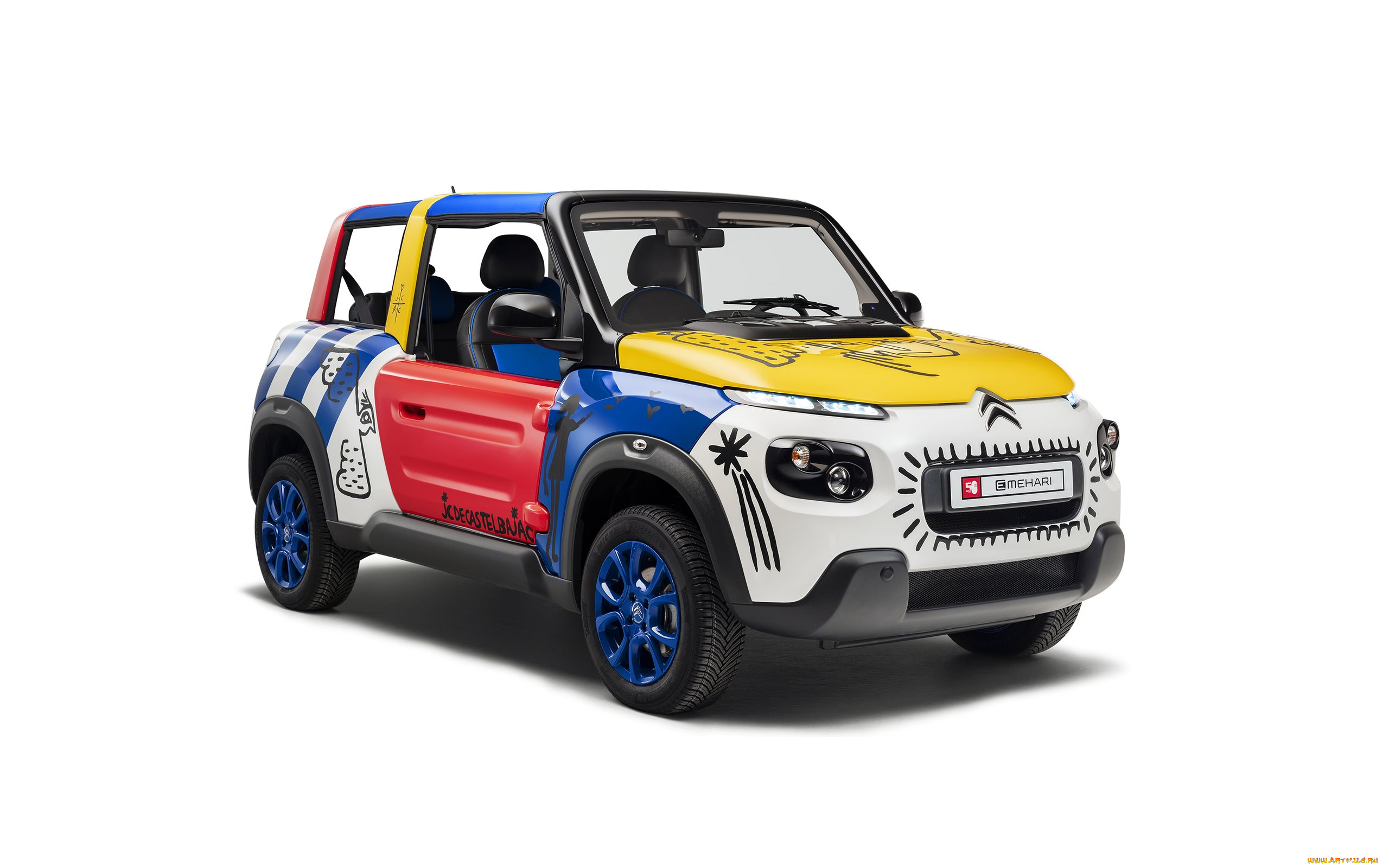 2018, citroen, e-mehari, автомобили, citroen, ds, электромобиль, ситроен, креативный, дизайн, тюнинг, кроссовер, экстерьер