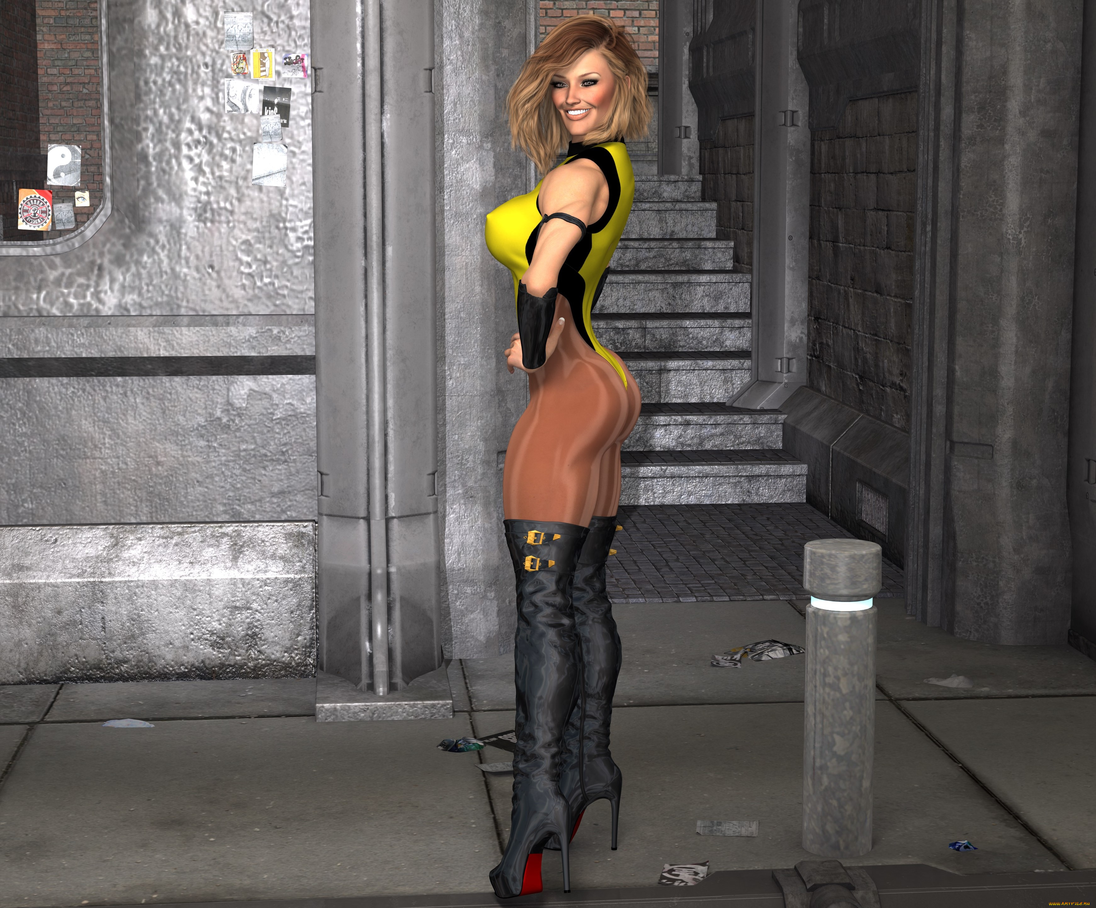 3д, графика, люди, , people, фон, взгляд, девушки