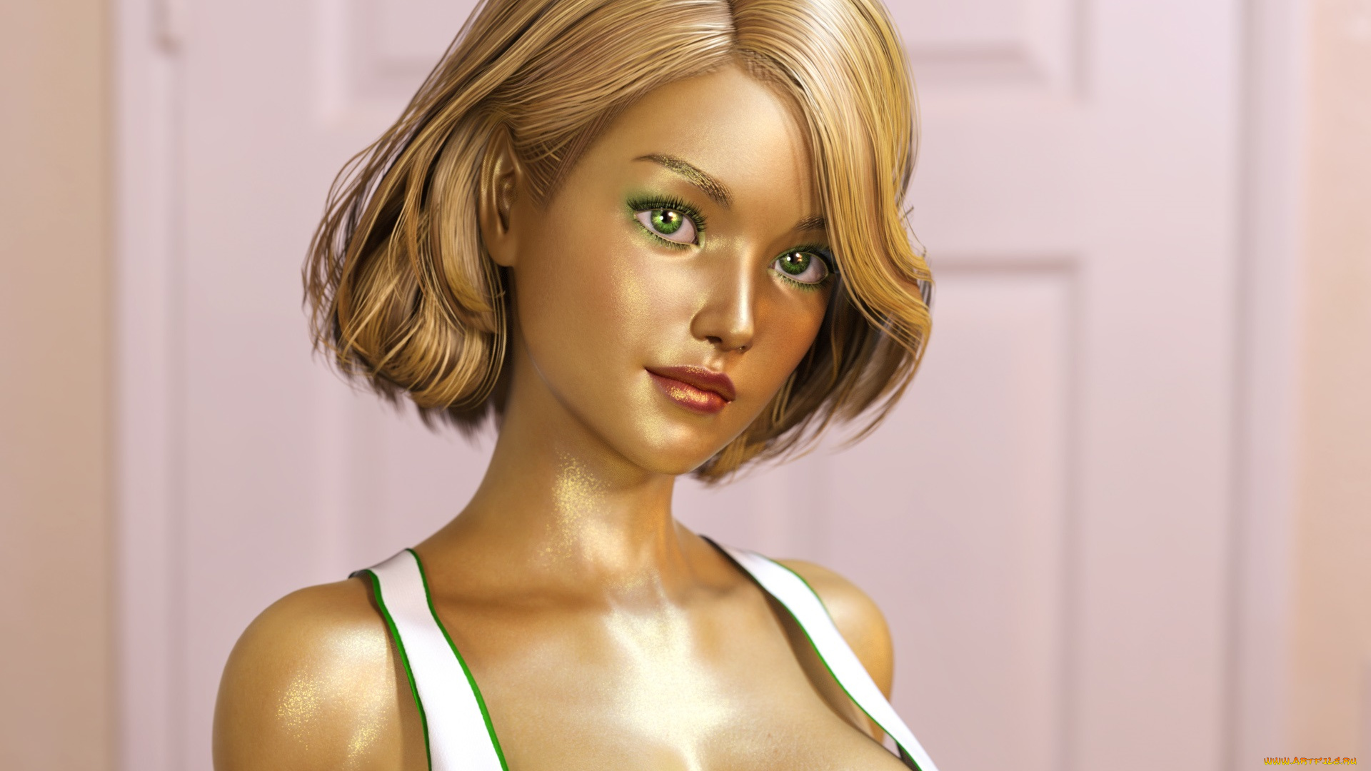 3д, графика, люди, , people, фон, взгляд, девушка