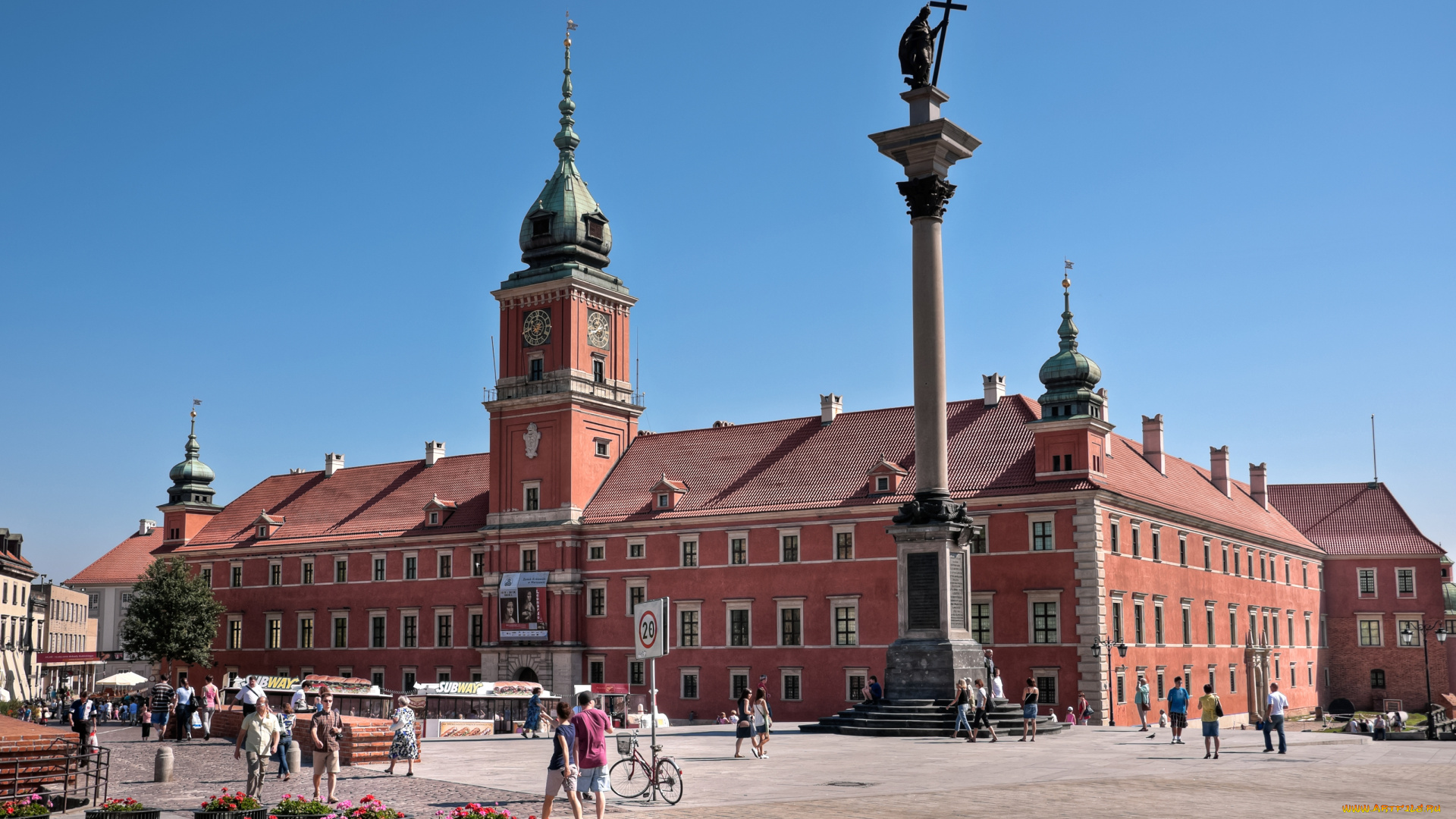 королевский, замок, варшава, города, варшава, , польша, королевский, замок, варшава, памятник, площадь, здание