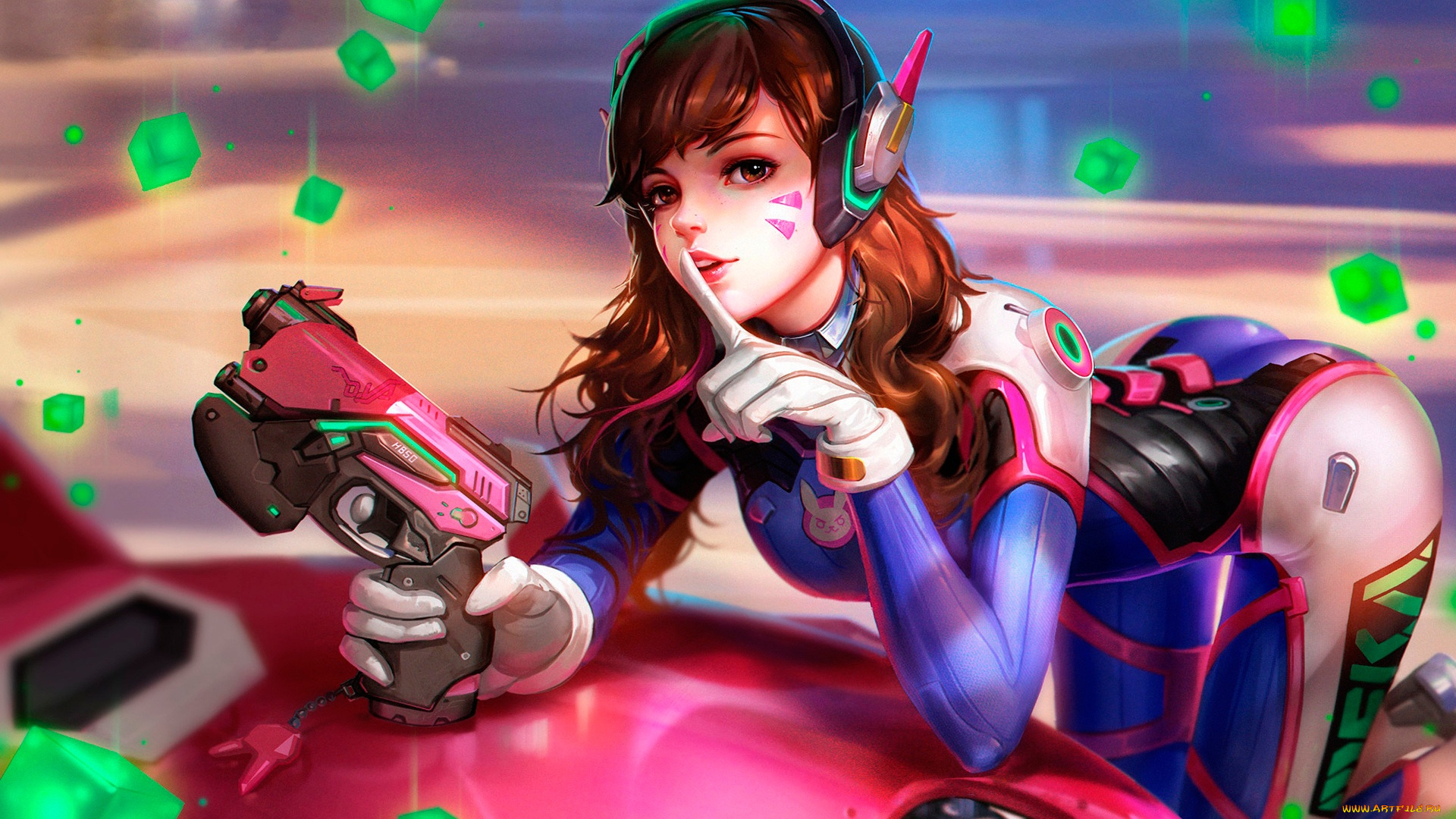 видео, игры, overwatch, d, va