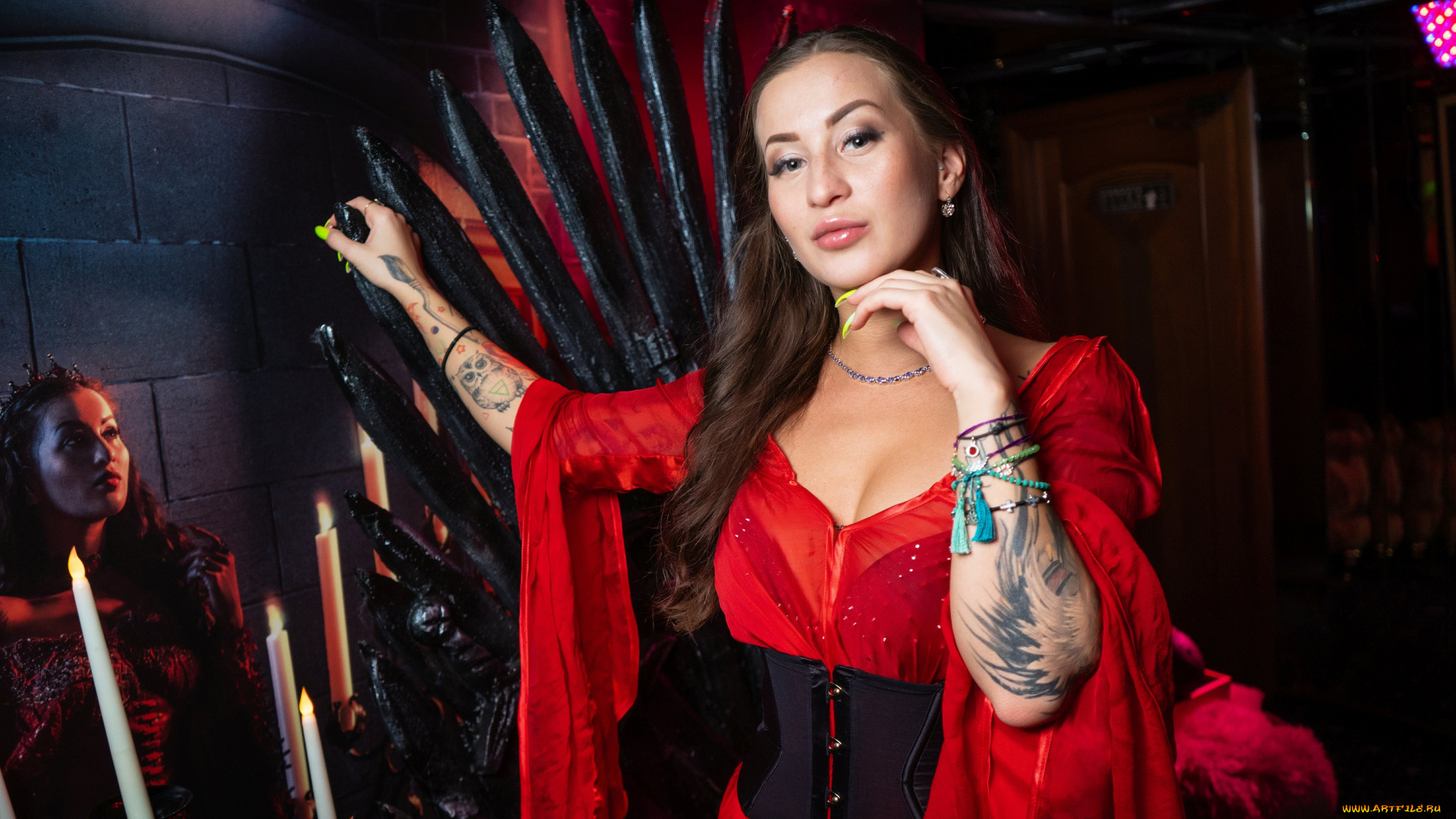 девушки, -, креатив, , косплей, golden, girls, ночной, клуб, модель