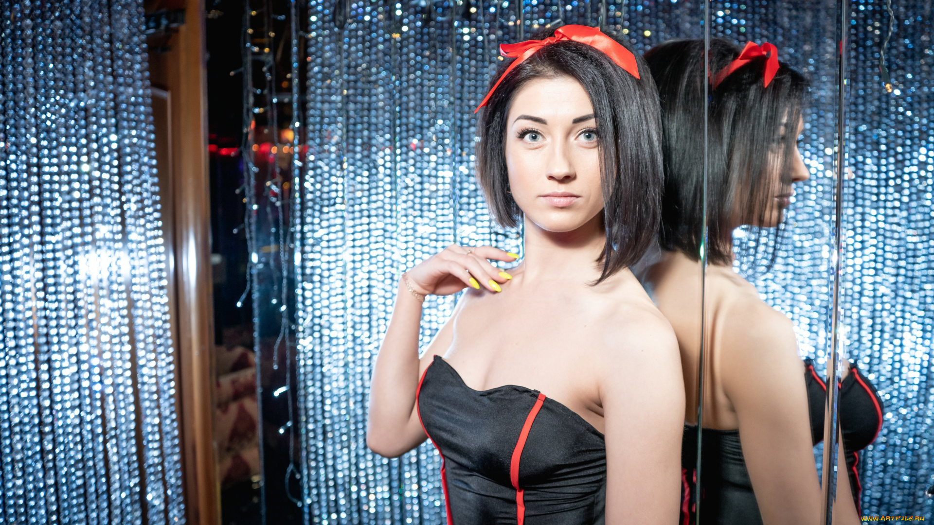 девушки, -, креатив, , косплей, golden, girls, ночной, клуб, модель