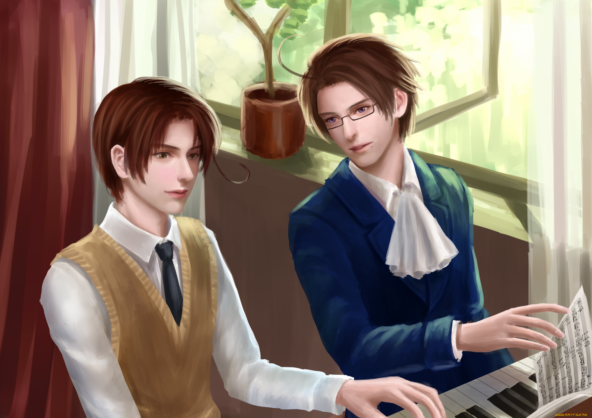 аниме, hetalia, , axis, powers, хеталия, и, страны, оси