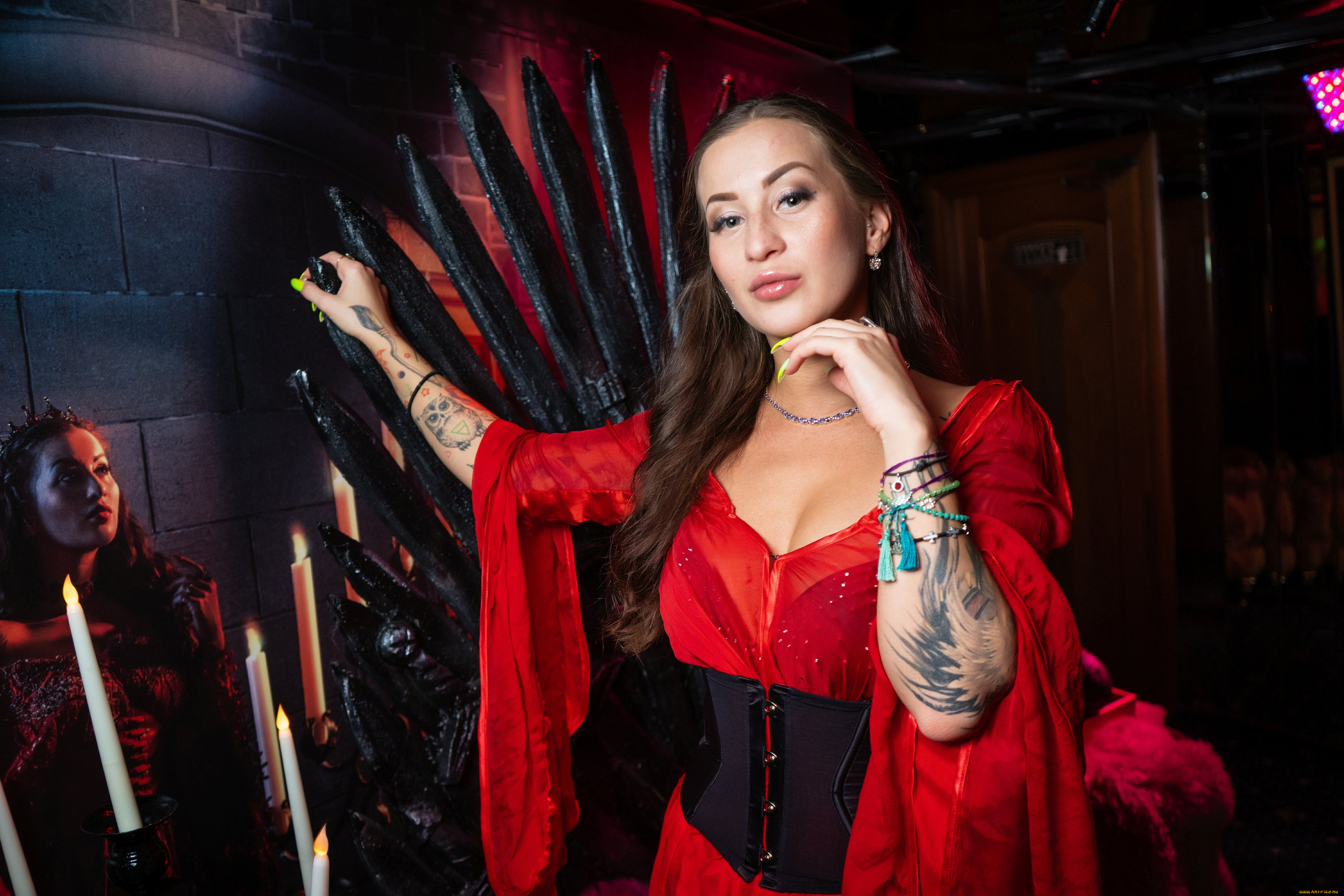 девушки, -, креатив, , косплей, golden, girls, ночной, клуб, модель