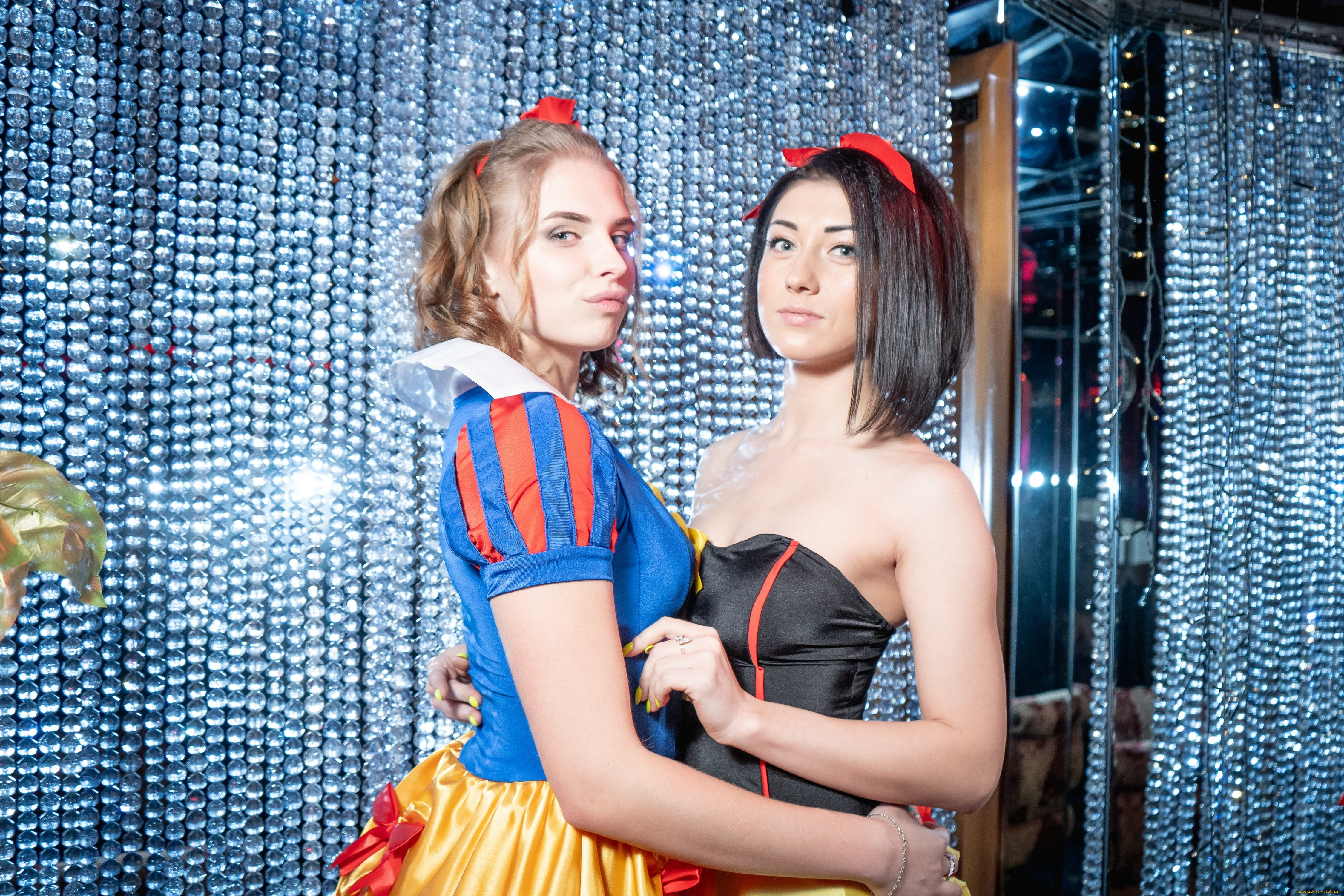 девушки, -, креатив, , косплей, golden, girls, ночной, клуб, модель