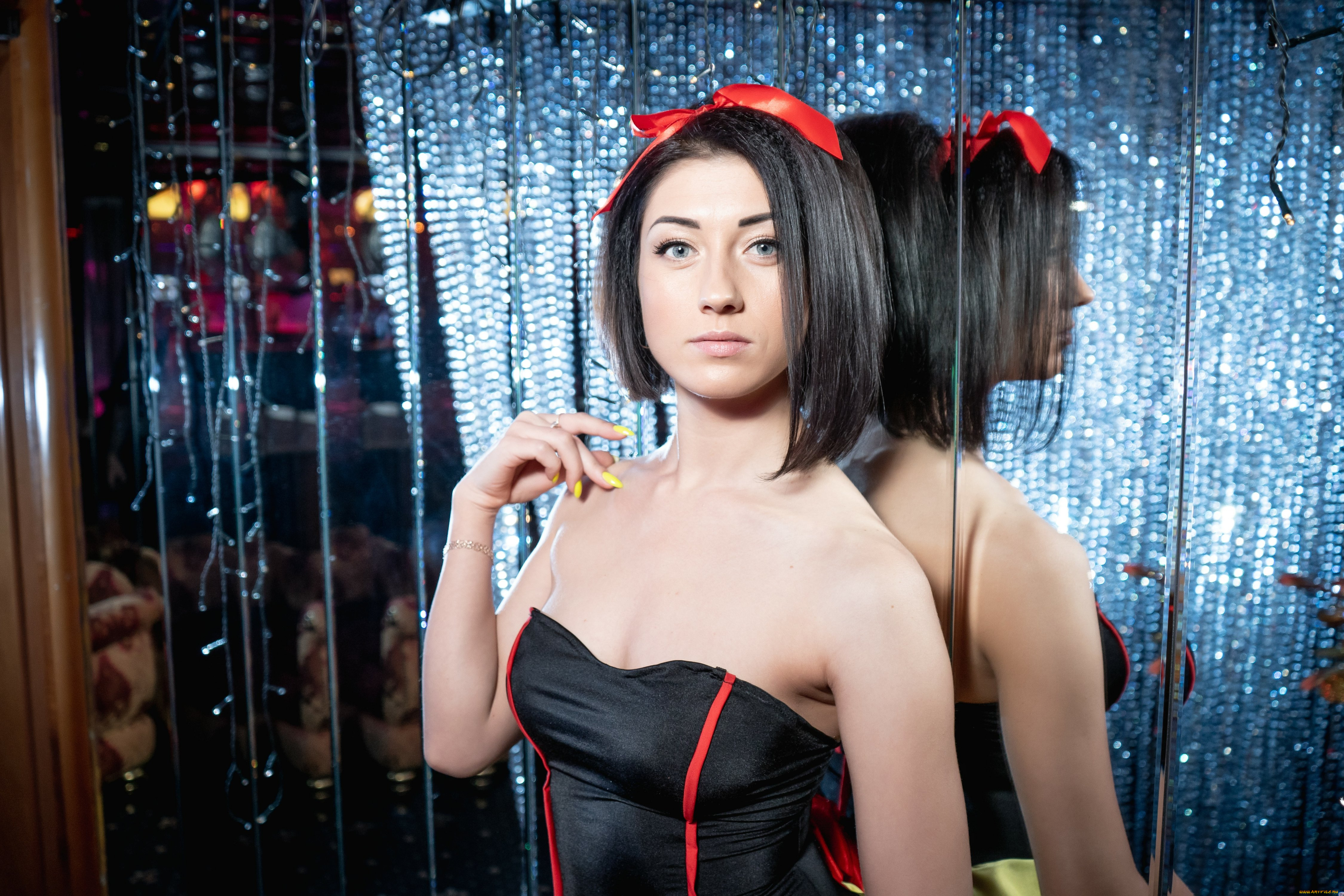 девушки, -, креатив, , косплей, golden, girls, ночной, клуб, модель