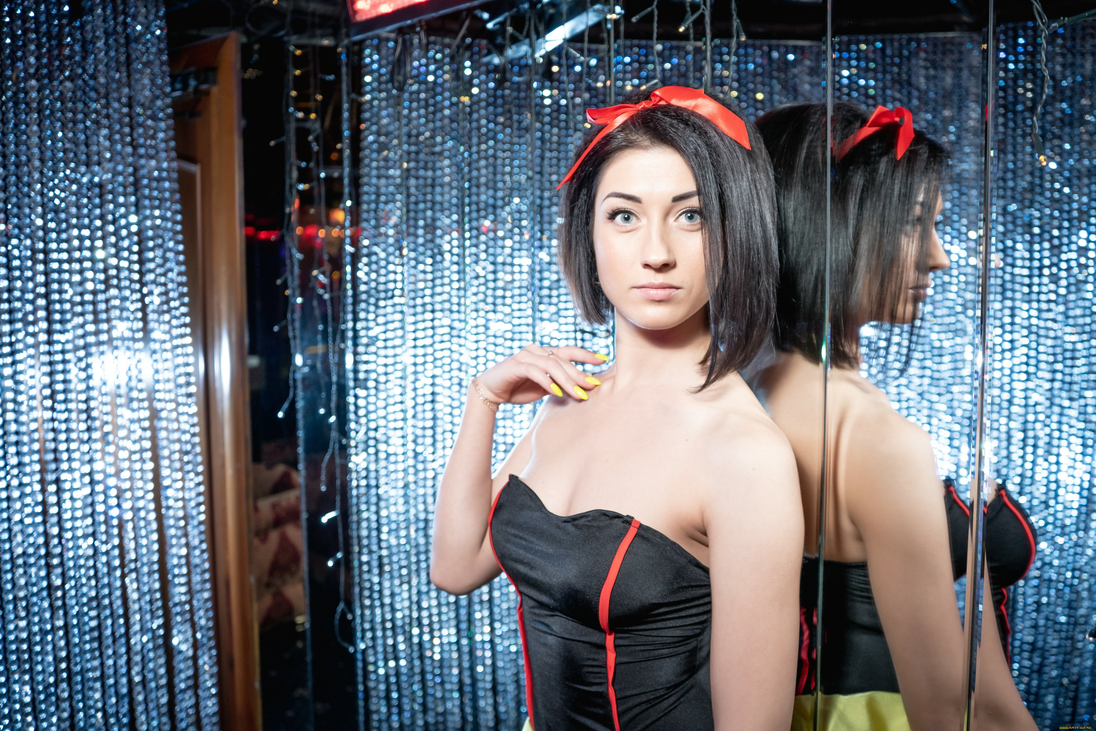девушки, -, креатив, , косплей, golden, girls, ночной, клуб, модель