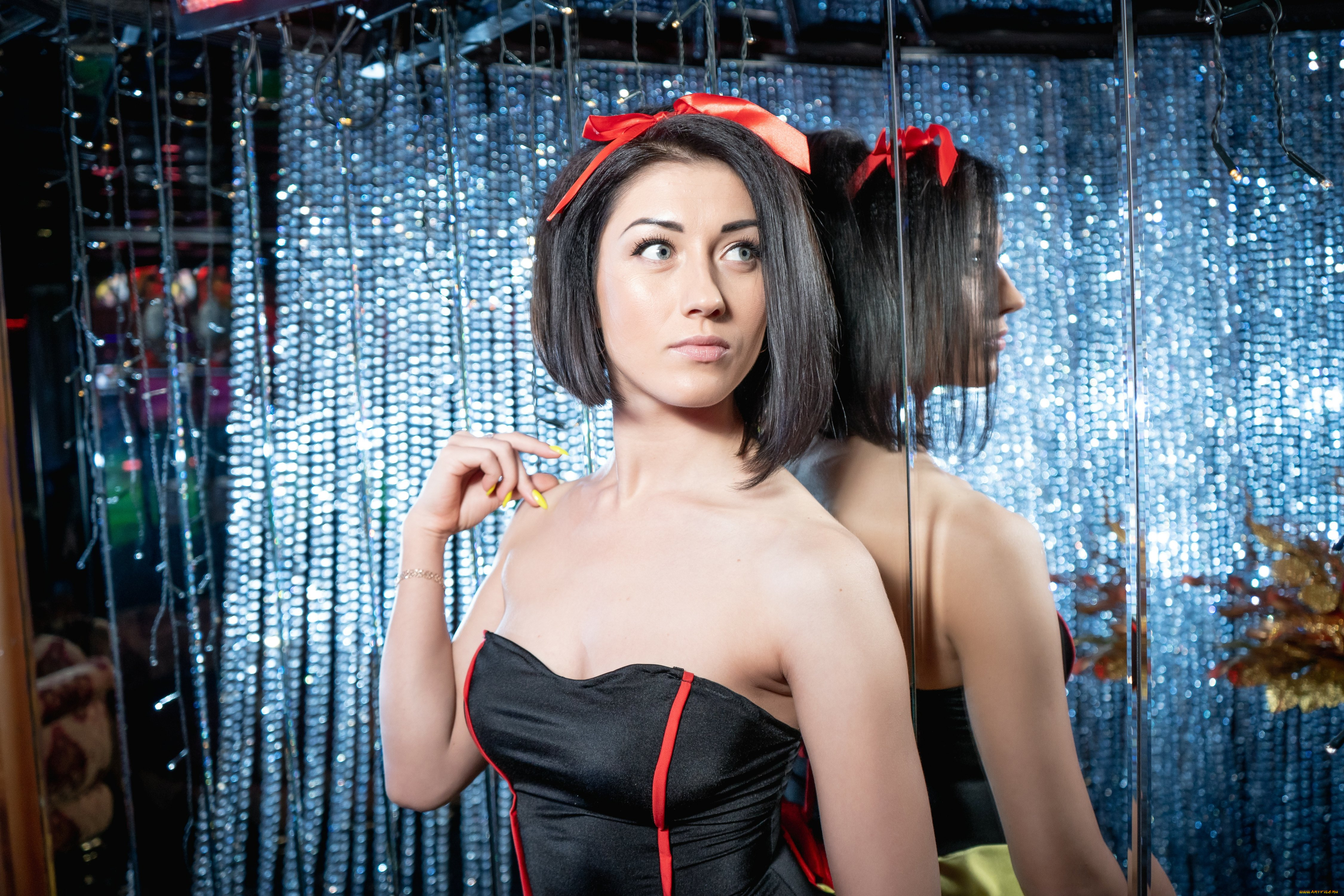 девушки, -, креатив, , косплей, golden, girls, ночной, клуб, модель