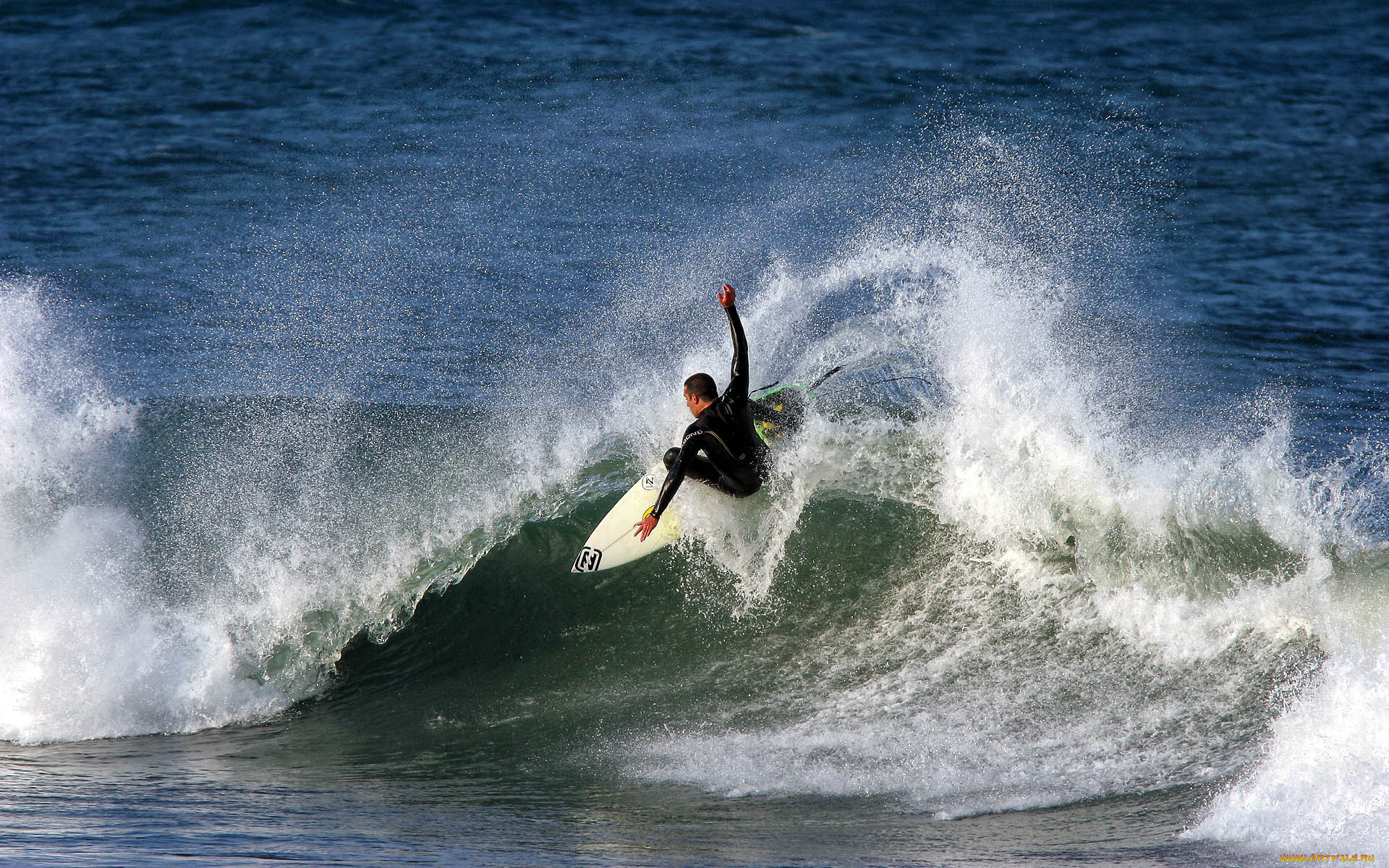 спорт, серфинг, серфер, море, волна, серф