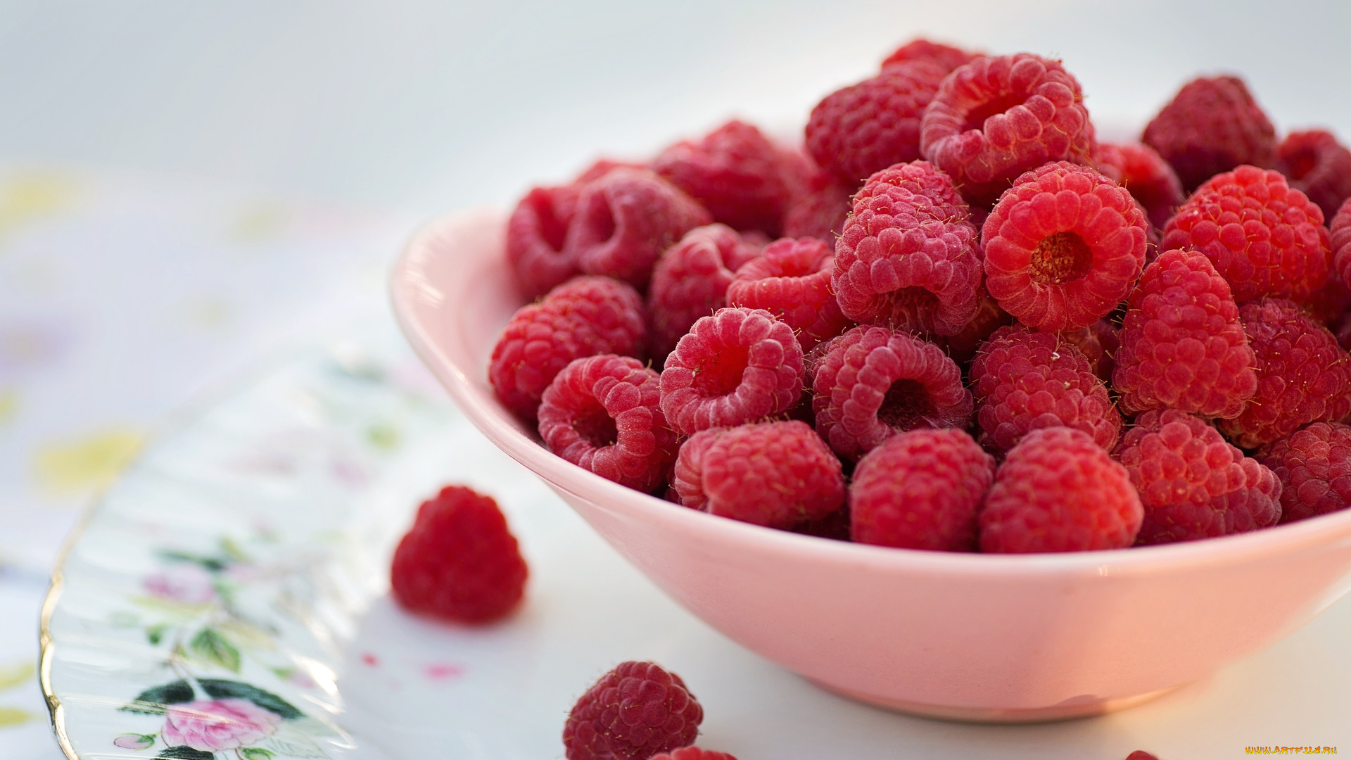 еда, малина, ягоды, спелая