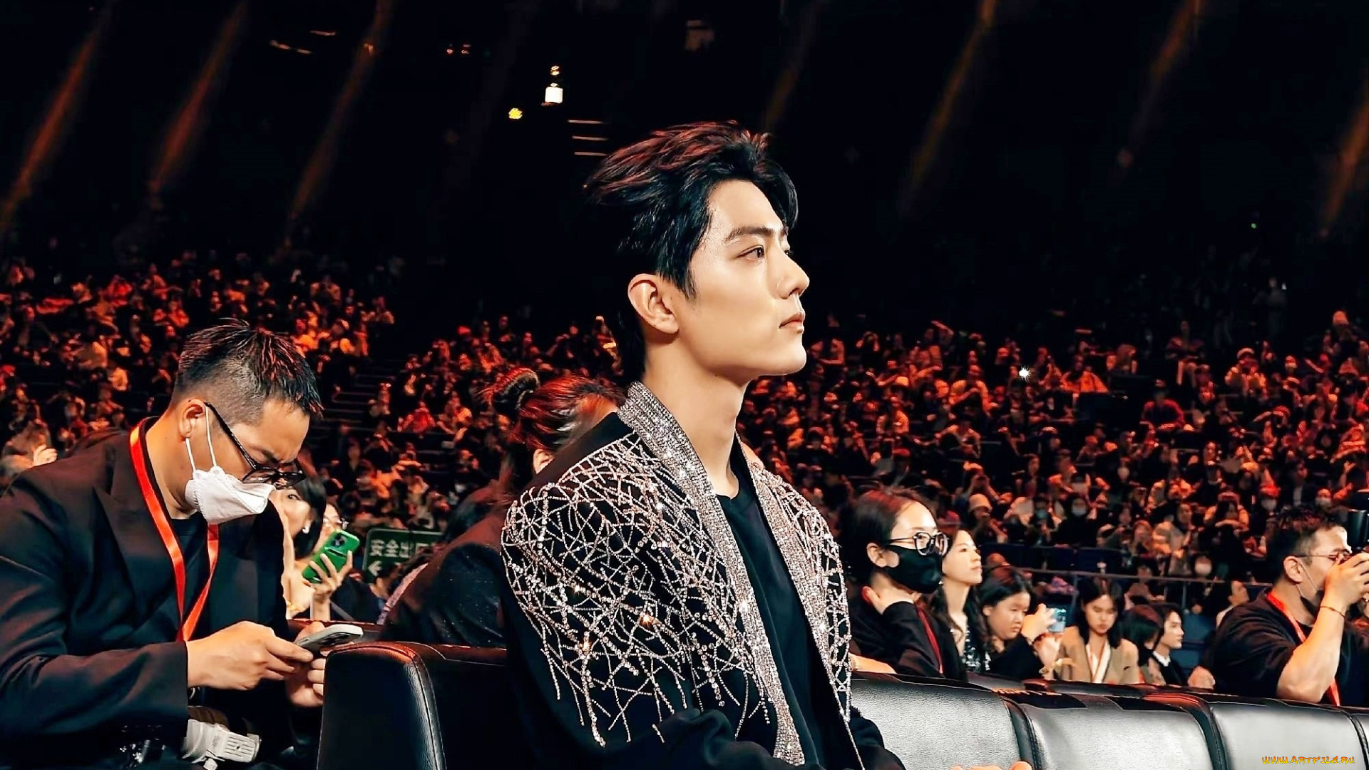 разное, знаменитости, сяо, чжань, люди, зал