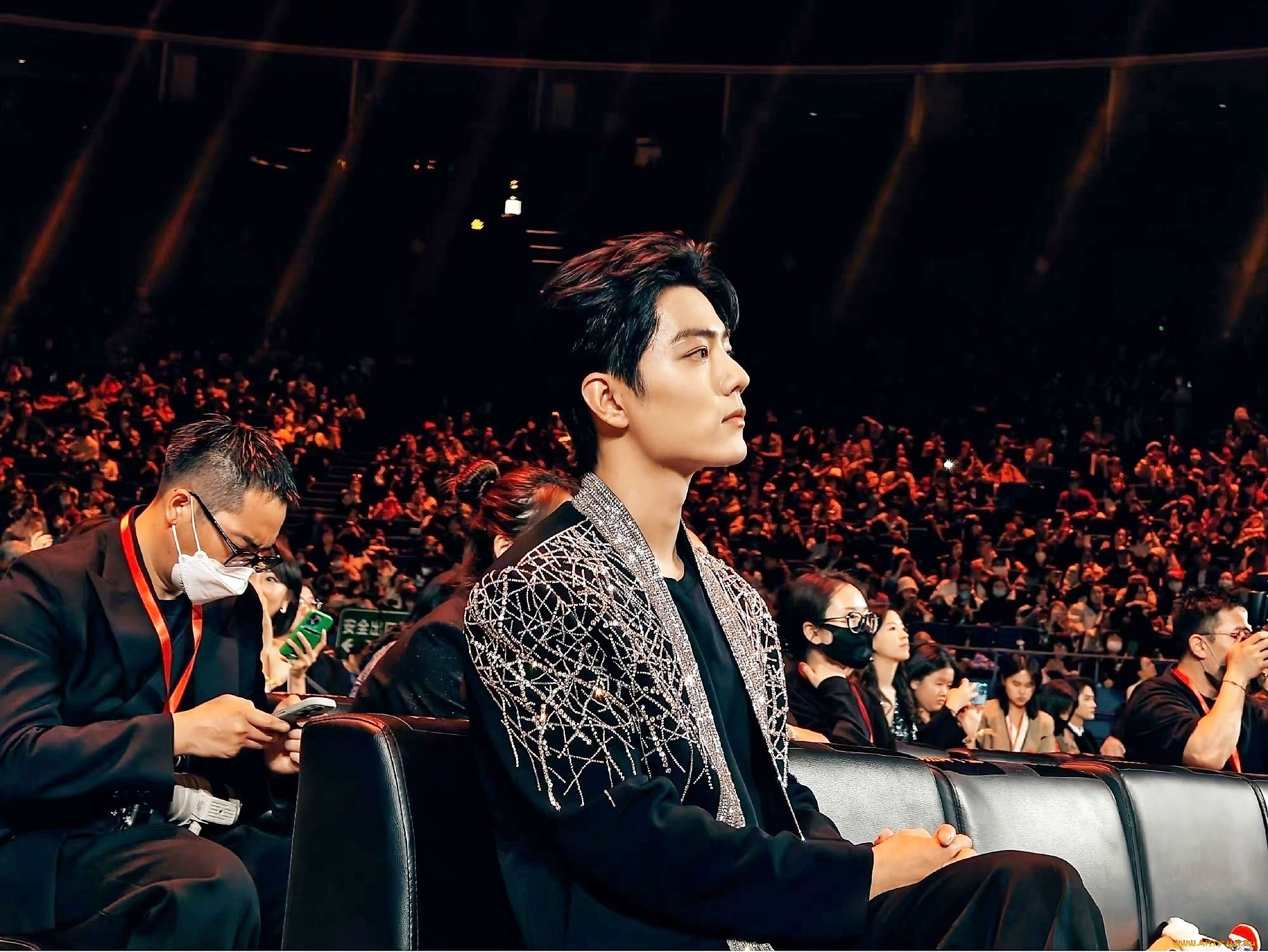 разное, знаменитости, сяо, чжань, люди, зал