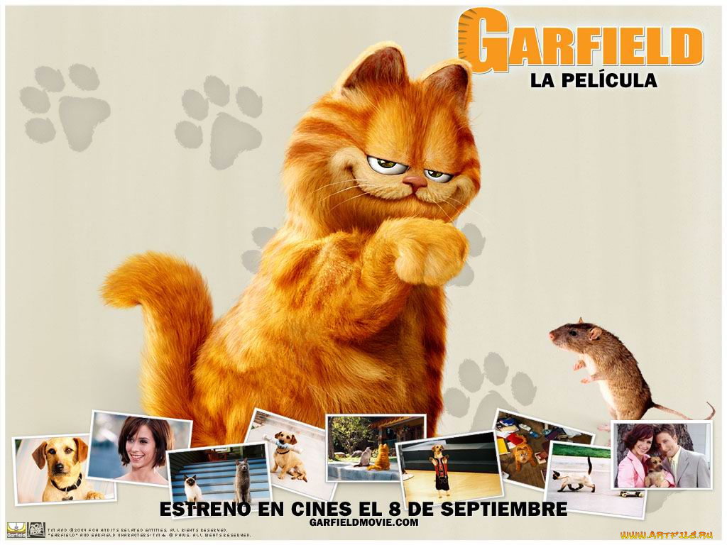 garfield, the, movie, кино, фильмы