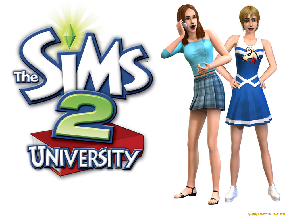 sims, the, university, видео, игры