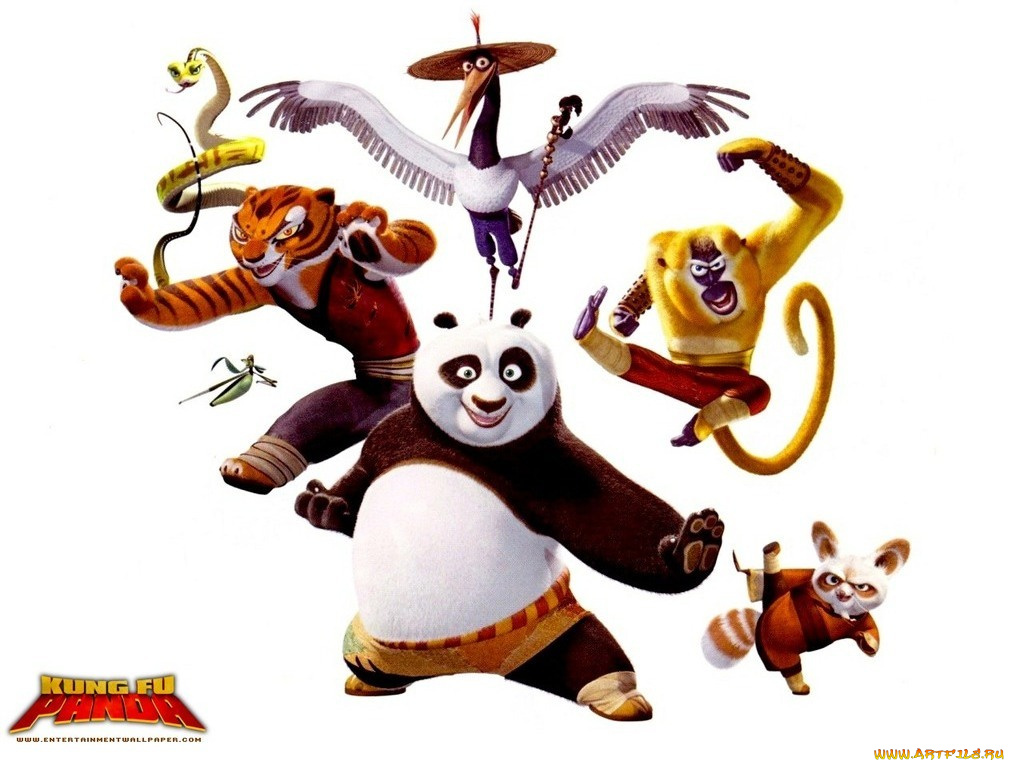 мультфильмы, kung, fu, panda