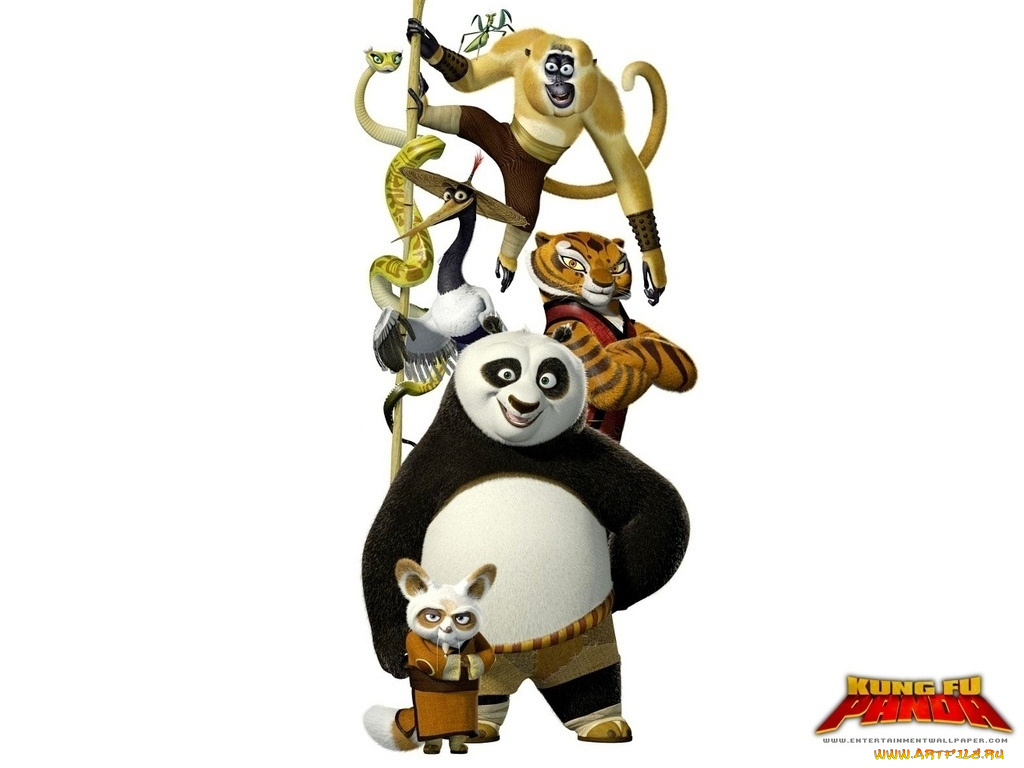 мультфильмы, kung, fu, panda