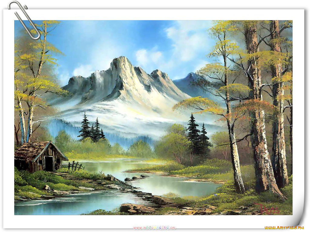 рисованные, природа