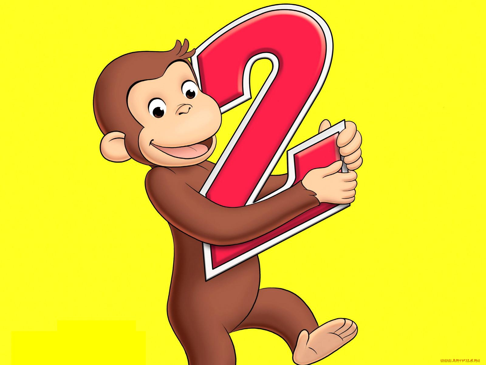 curious, george, follow, that, monkey, мультфильмы