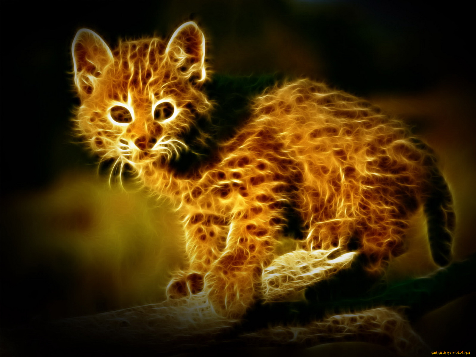 рисованные, животные