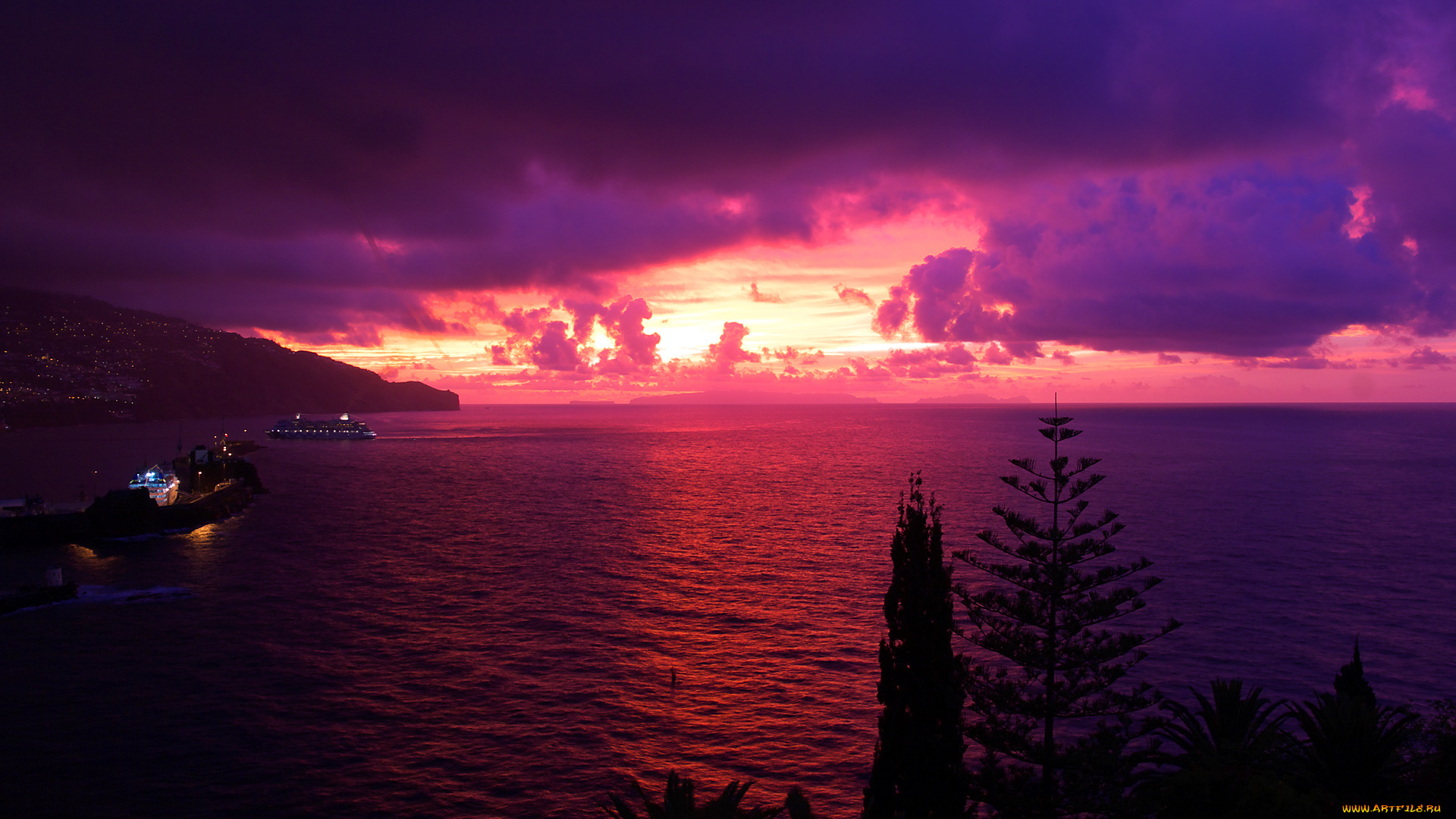 природа, восходы, закаты