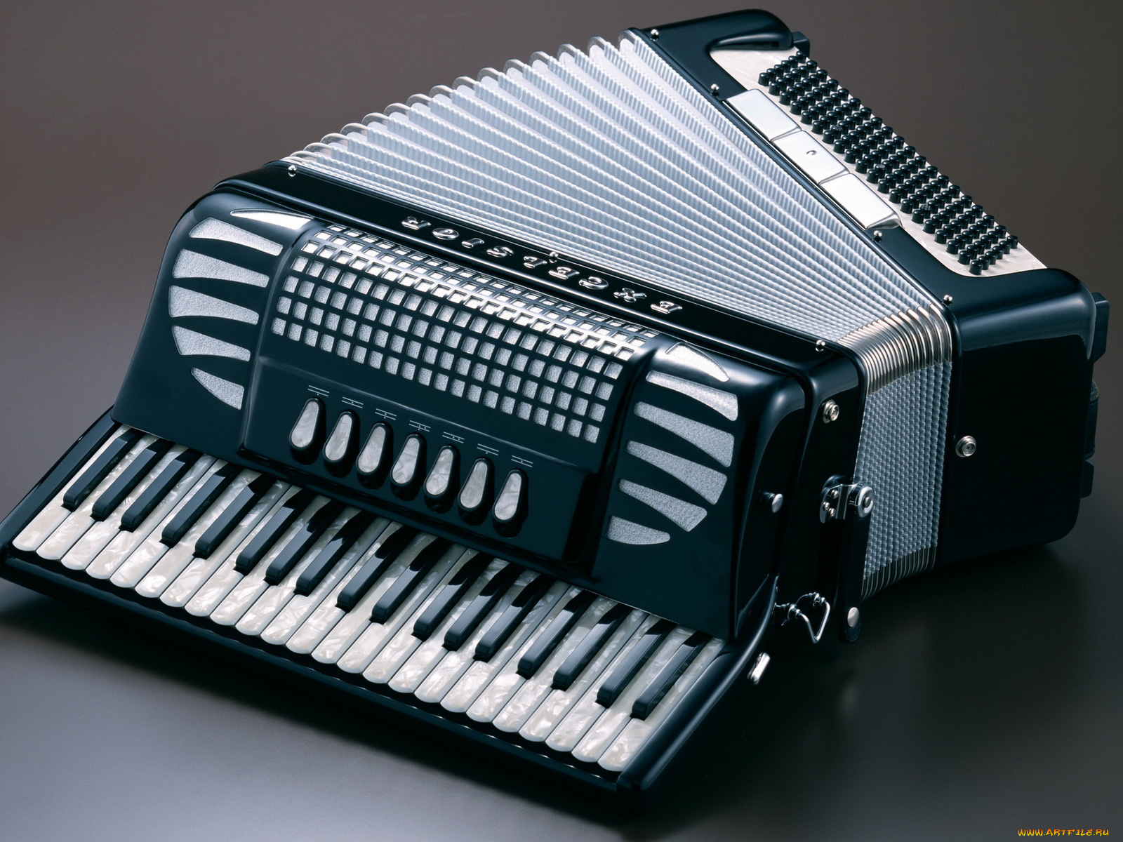 3д, графика, modeling, моделирование, гармонь, клавиши