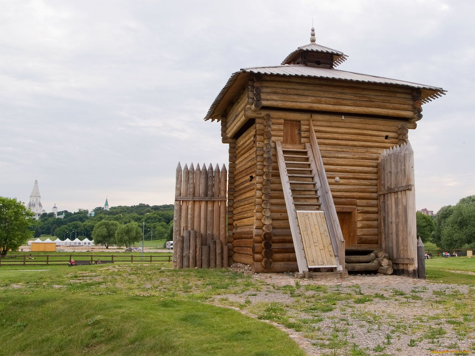 башня, братского, острога, города, исторические, архитектурные, памятники, коломенское