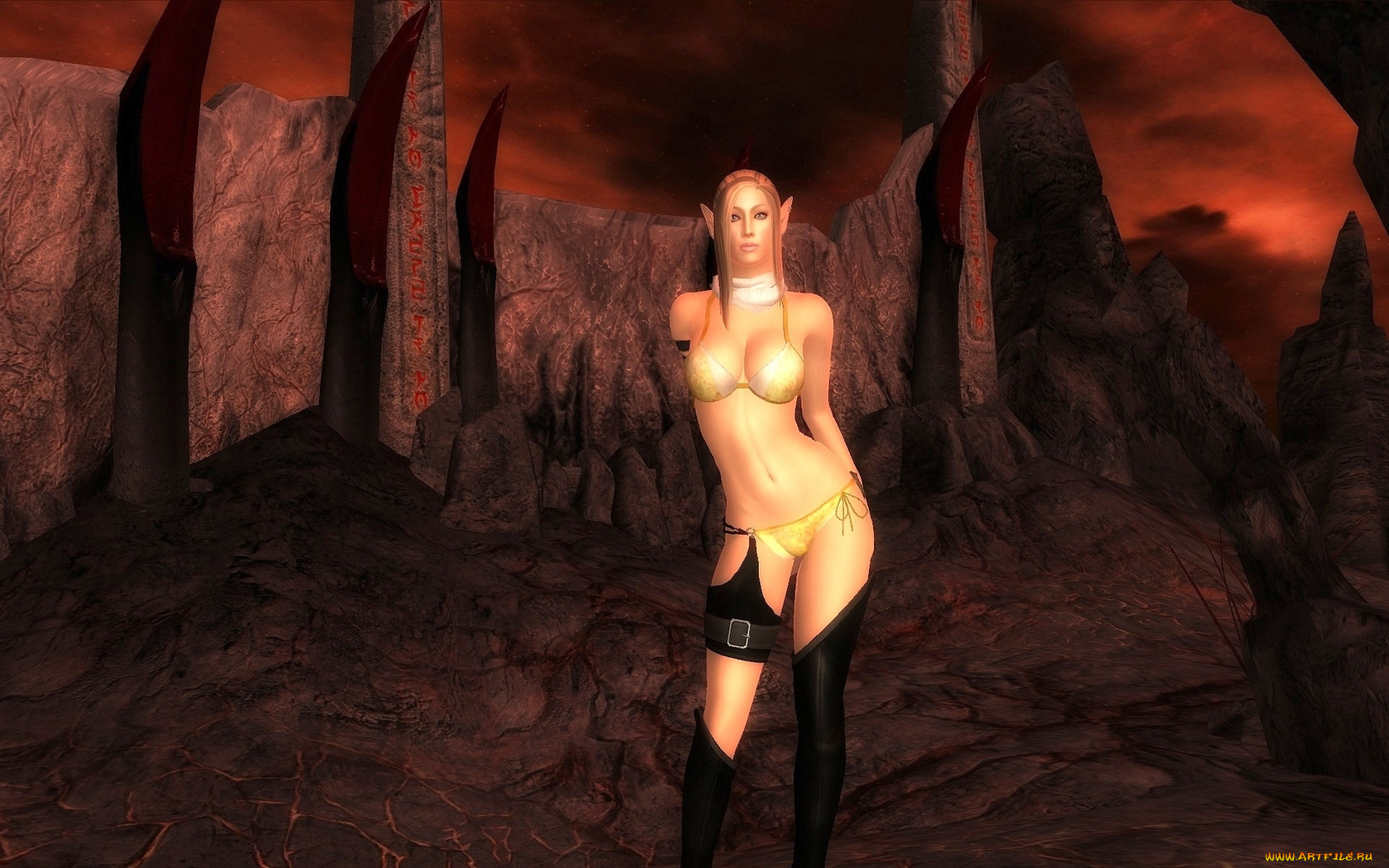 3д, графика, elves, эльфы