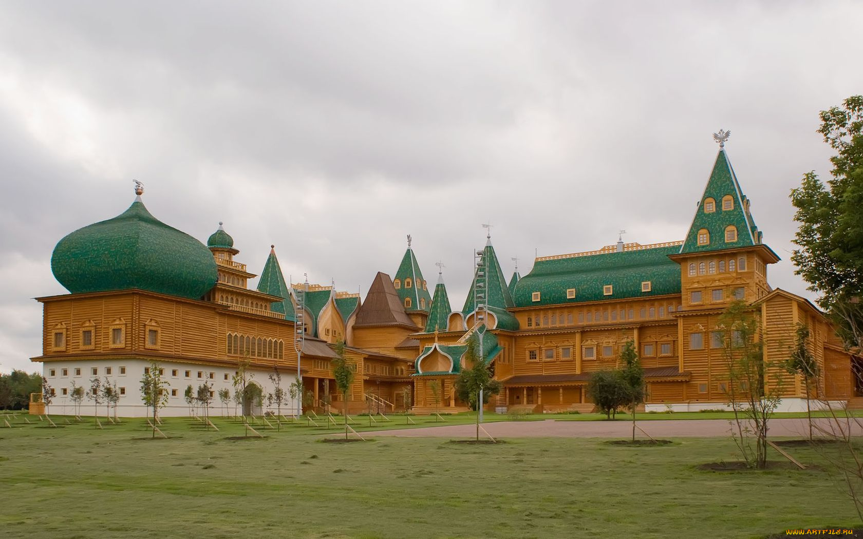 деревянный, дворец, города, дворцы, замки, крепости, коломенское