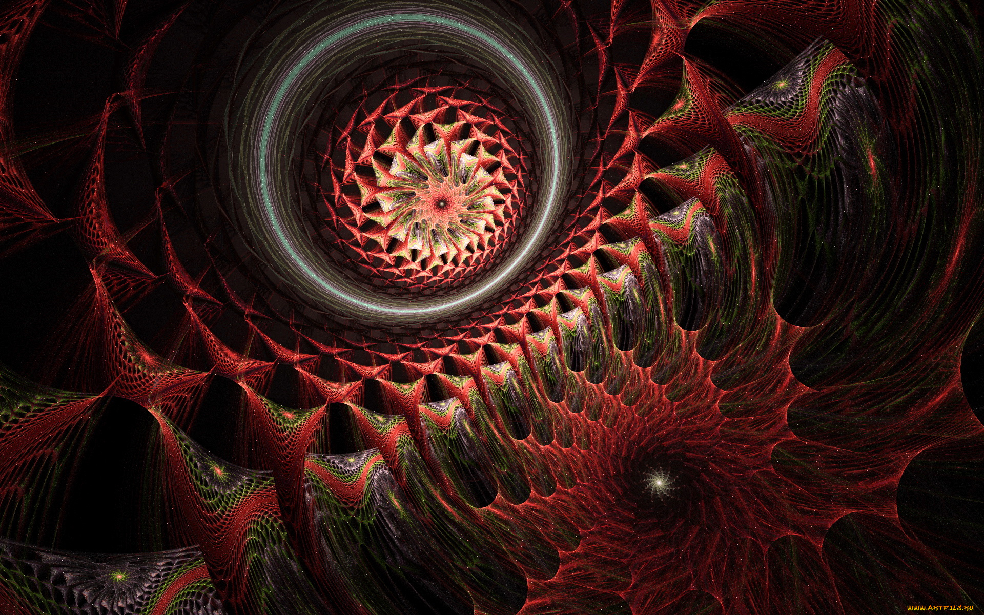 3д, графика, fractal, фракталы, абстракции