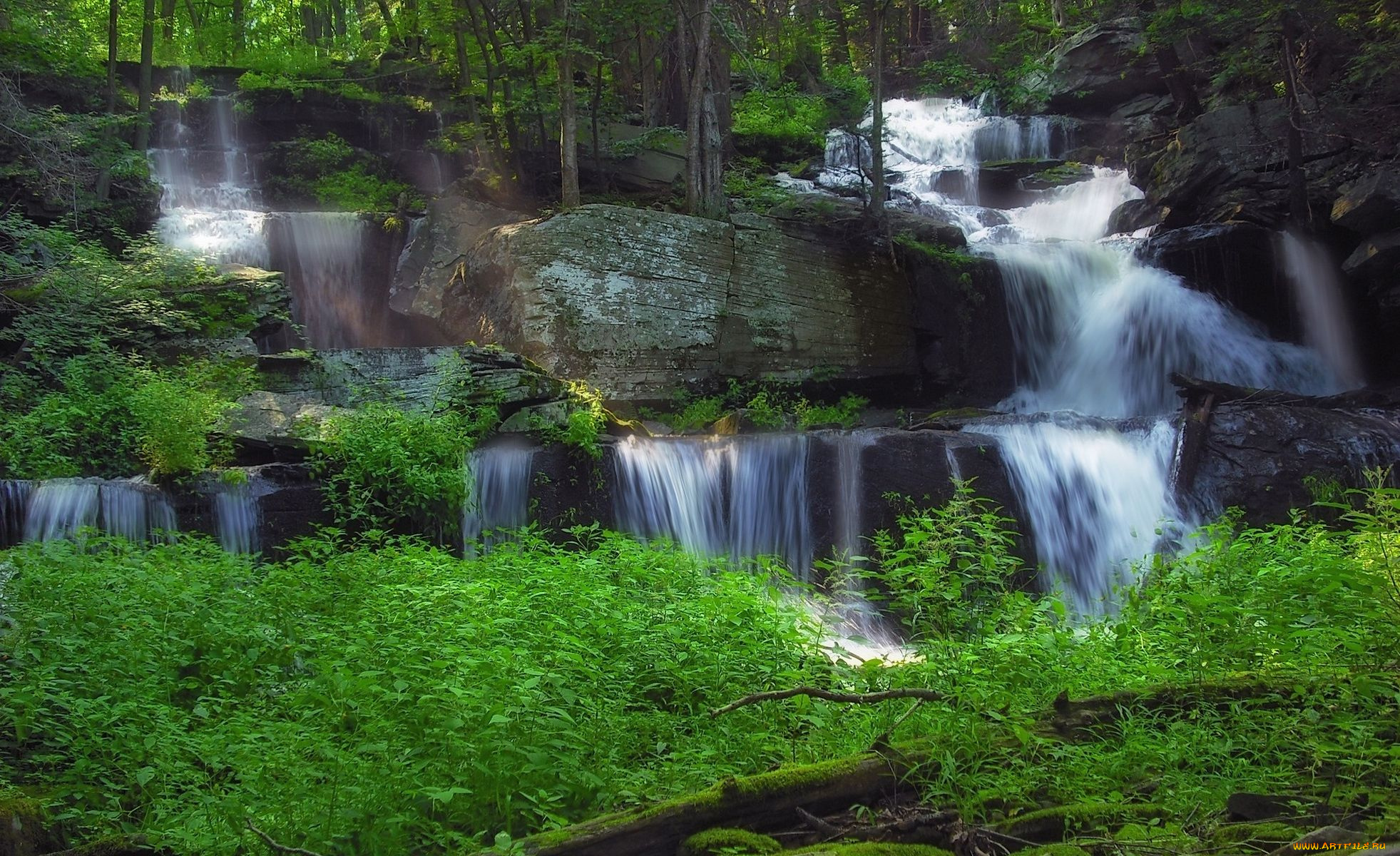 природа, водопады