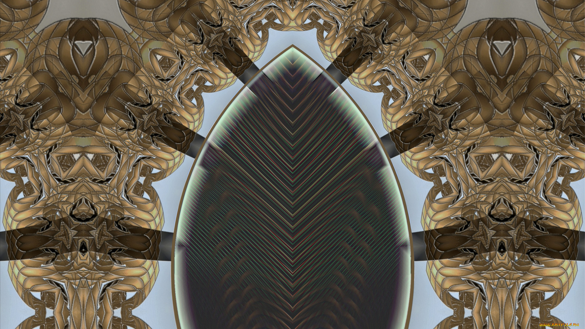 3д, графика, fractal, фракталы, узор, цвета