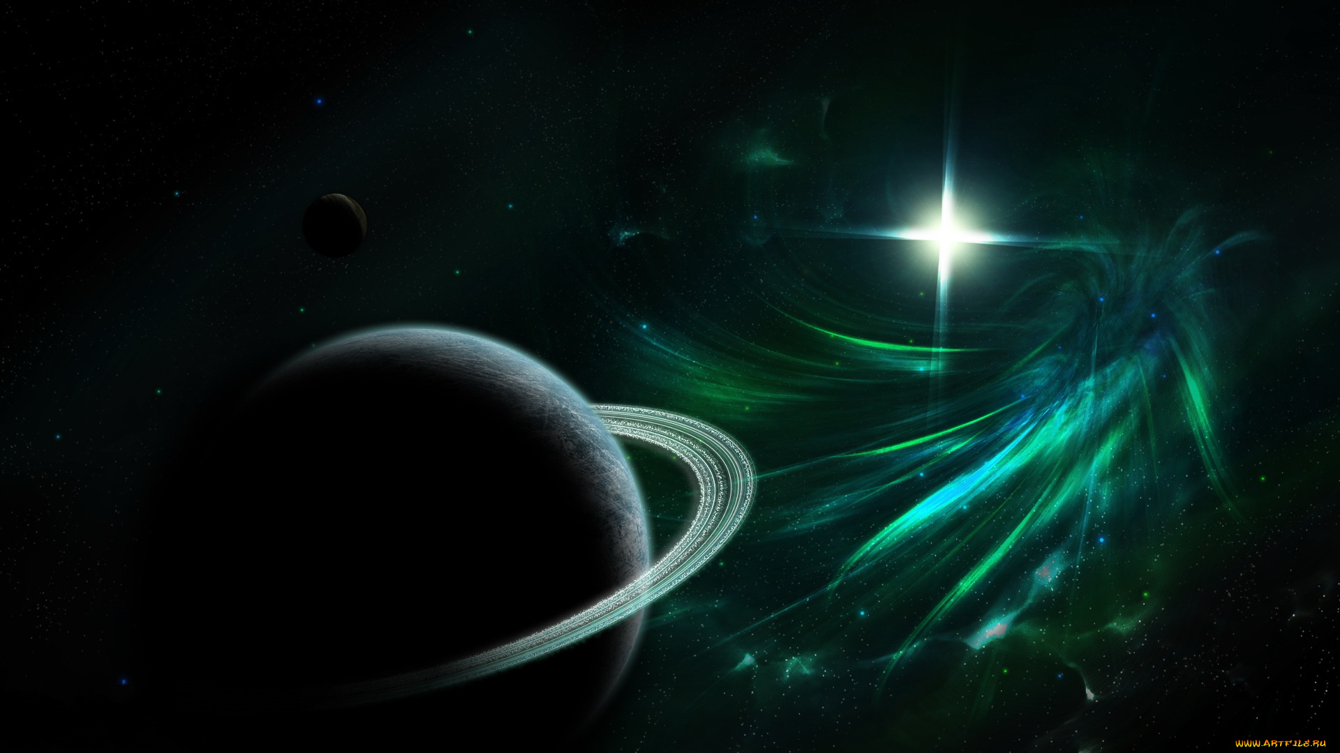 космос, арт, планеты