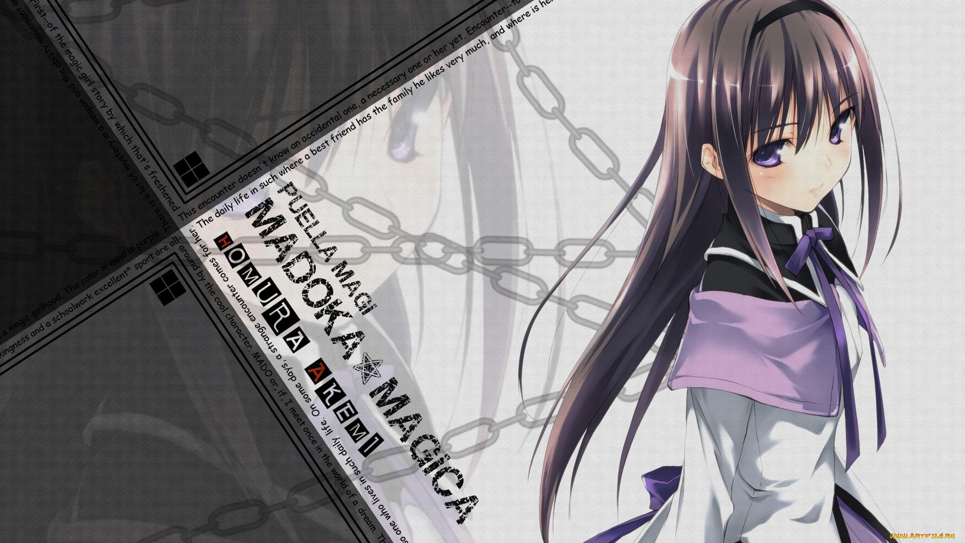 mahou, shoujo, madoka, magika, аниме, magica, akemi, homura