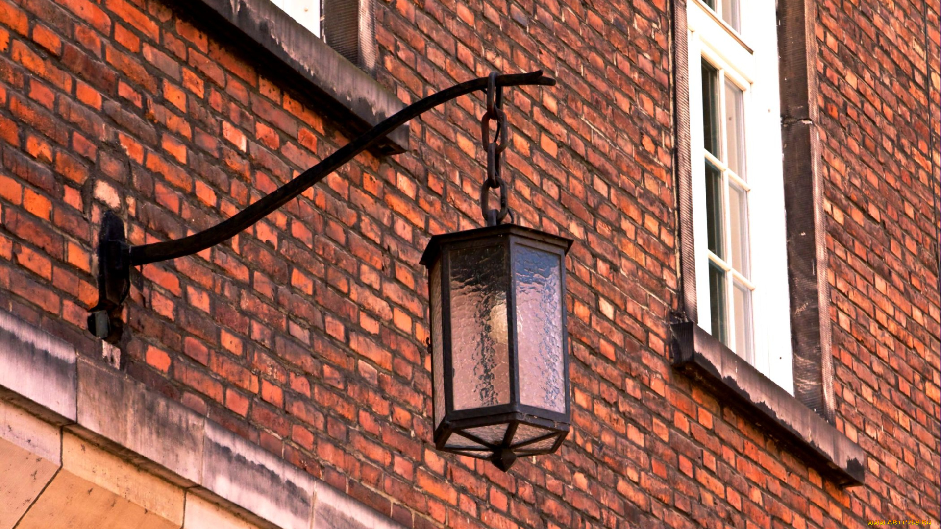 разное, осветительные, приборы, стена, дом, фонарь