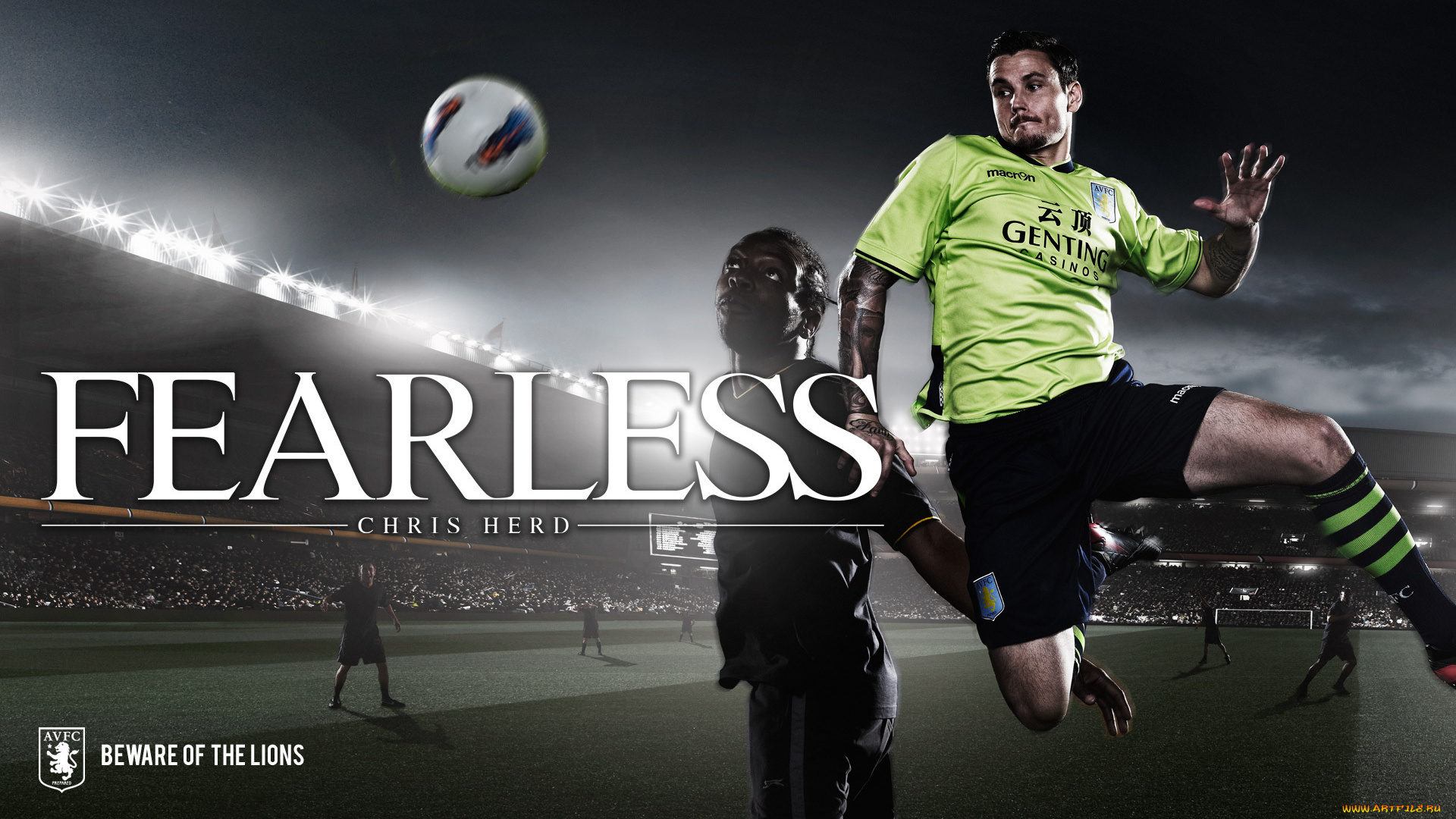 спорт, футбол, астон, вилла, herd, lions, крис, херд