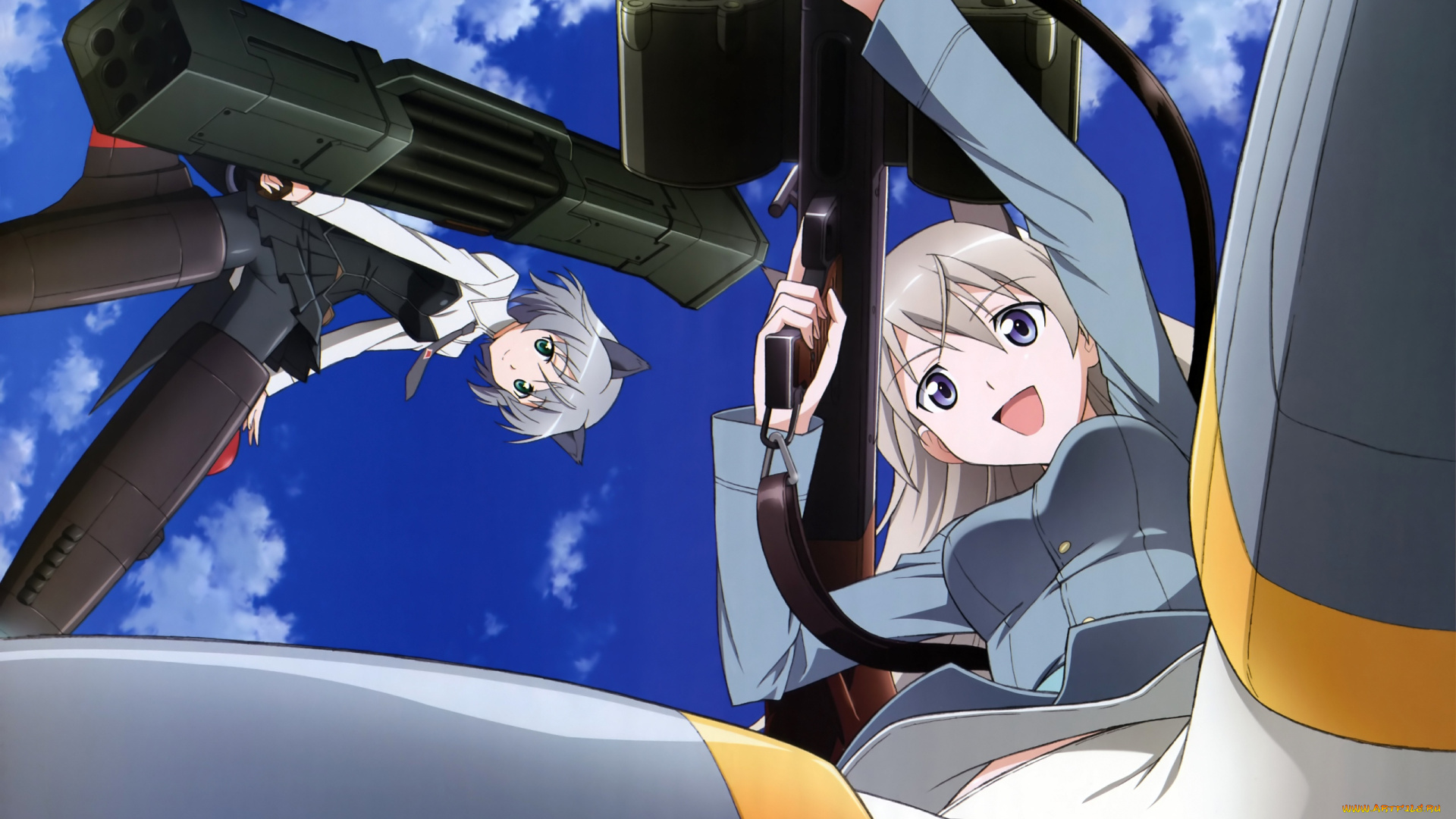 strike, witches, аниме